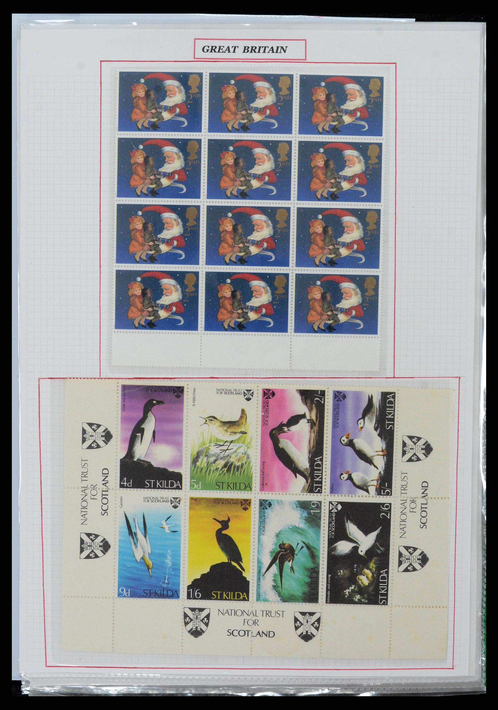 38253 0043 - Postzegelverzameling 38253 Engeland 1912-2002.