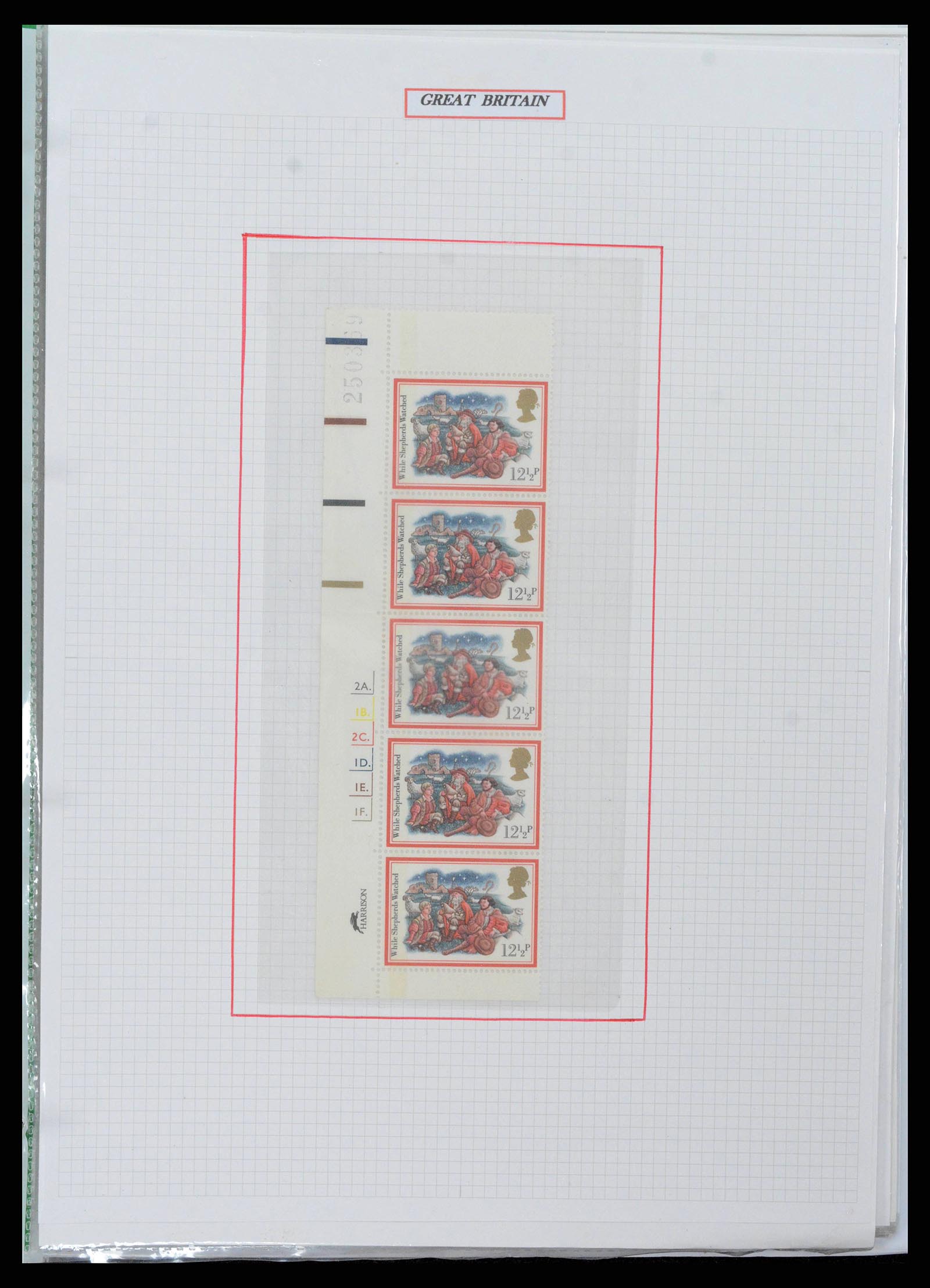 38253 0044 - Postzegelverzameling 38253 Engeland 1912-2002.