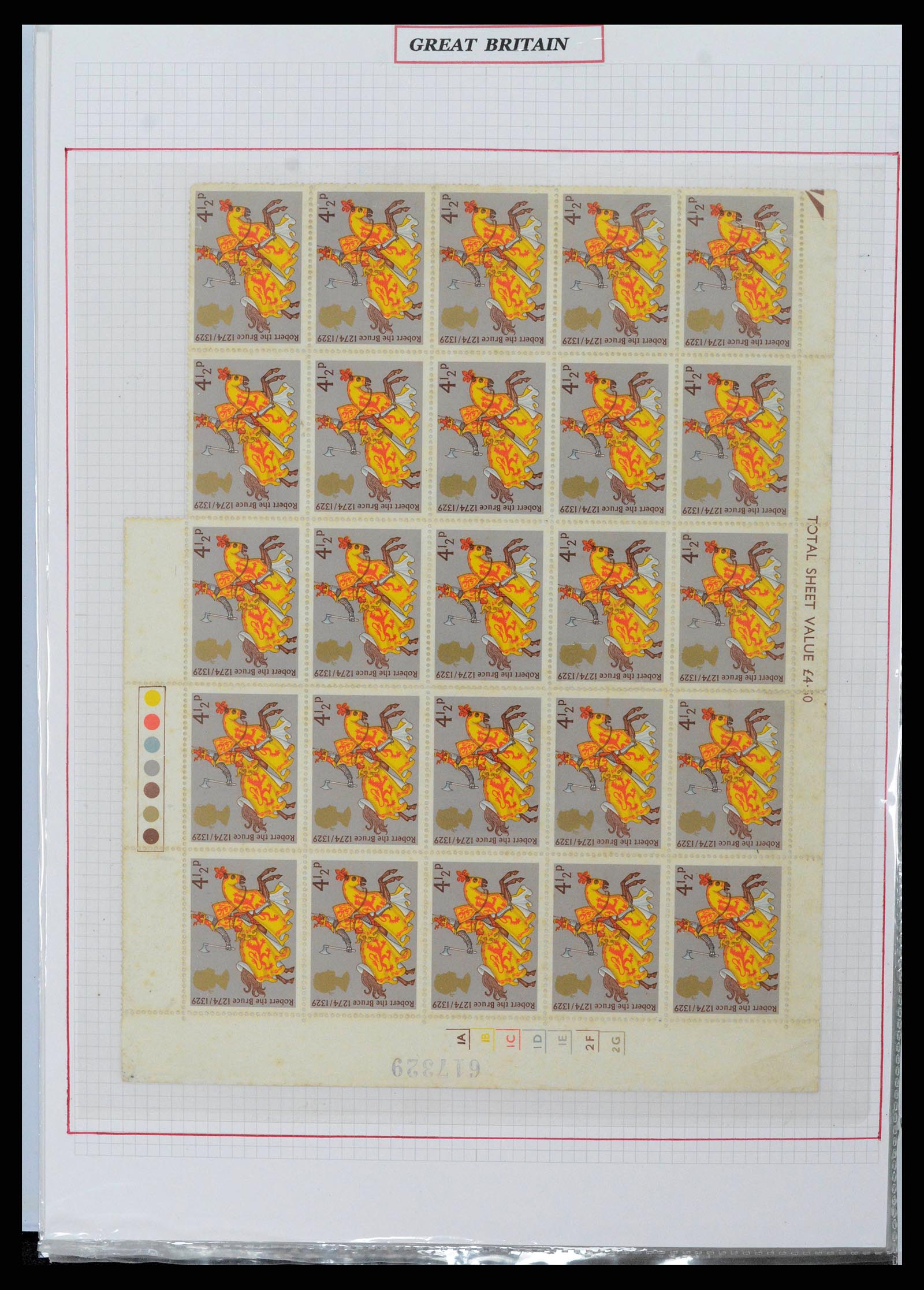 38253 0045 - Postzegelverzameling 38253 Engeland 1912-2002.