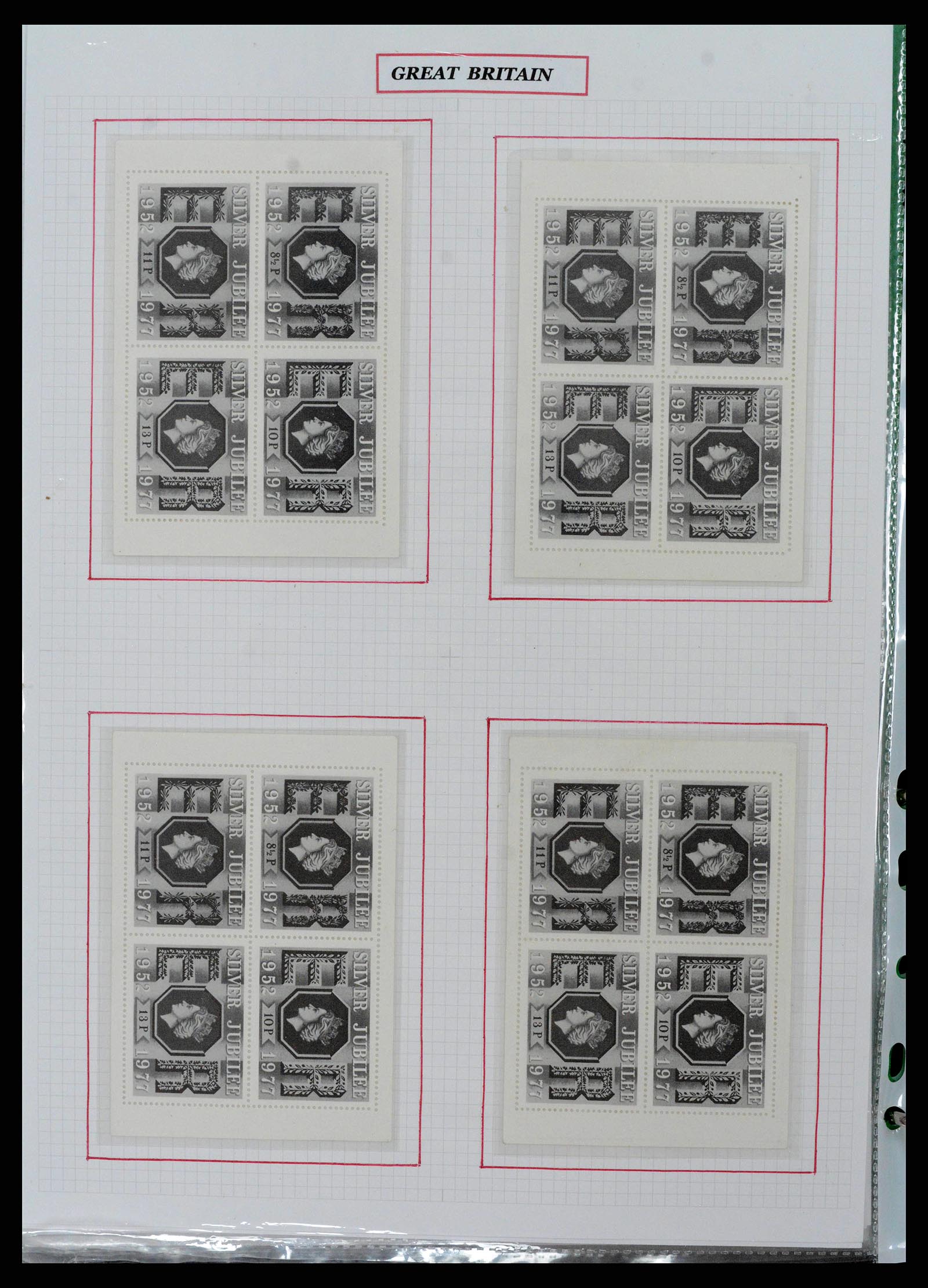 38253 0049 - Postzegelverzameling 38253 Engeland 1912-2002.