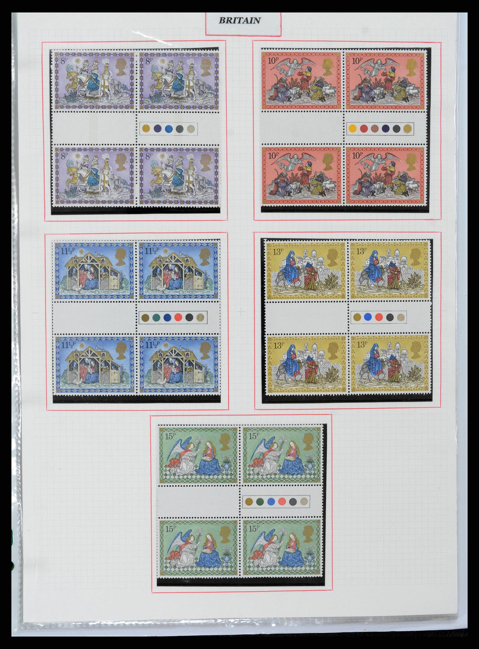 38253 0050 - Postzegelverzameling 38253 Engeland 1912-2002.