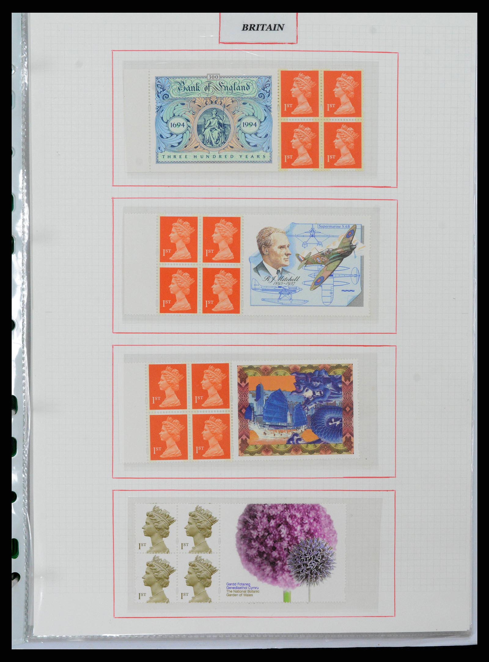 38253 0052 - Postzegelverzameling 38253 Engeland 1912-2002.