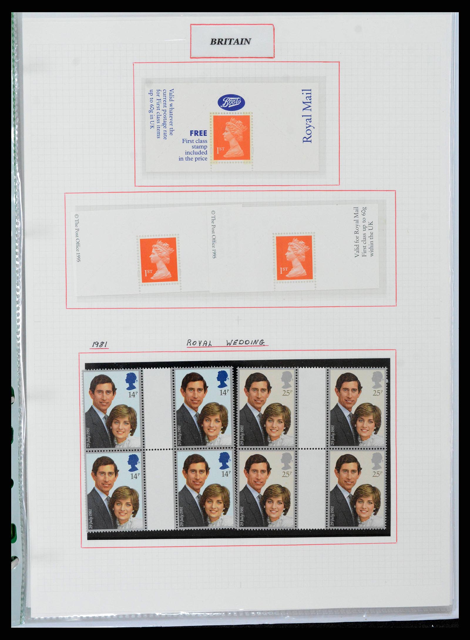 38253 0054 - Postzegelverzameling 38253 Engeland 1912-2002.