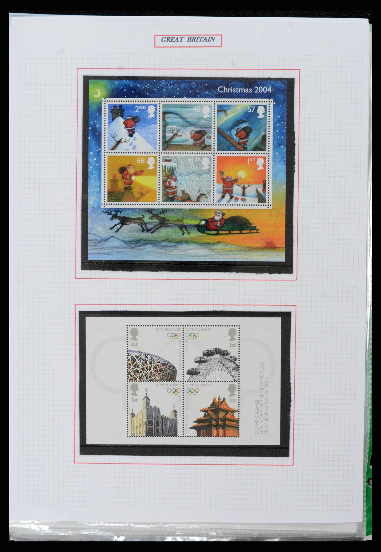 38253 0057 - Postzegelverzameling 38253 Engeland 1912-2002.