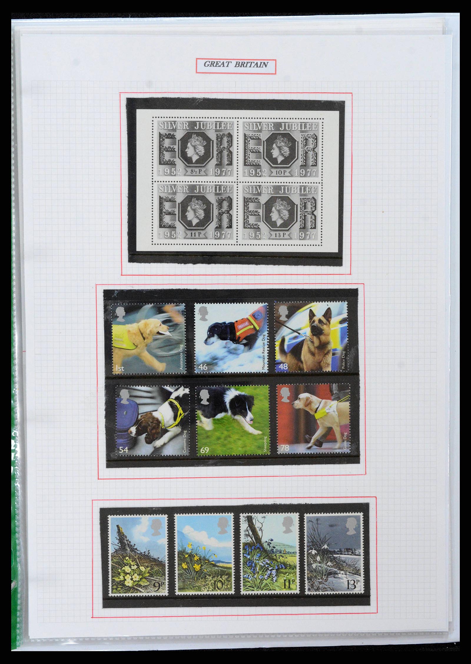 38253 0058 - Postzegelverzameling 38253 Engeland 1912-2002.