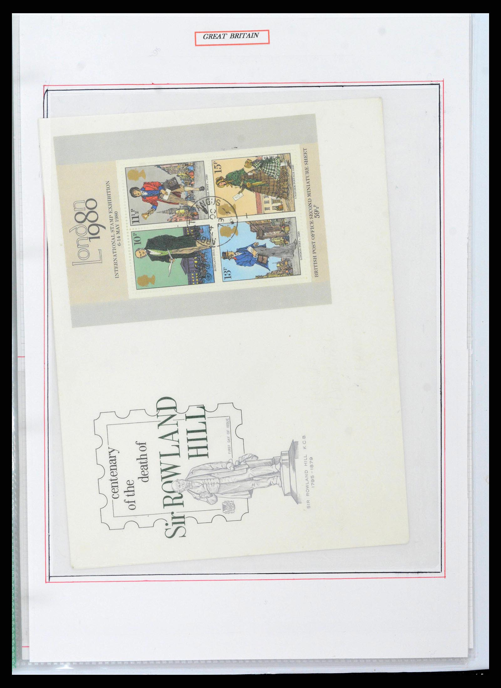38253 0060 - Postzegelverzameling 38253 Engeland 1912-2002.