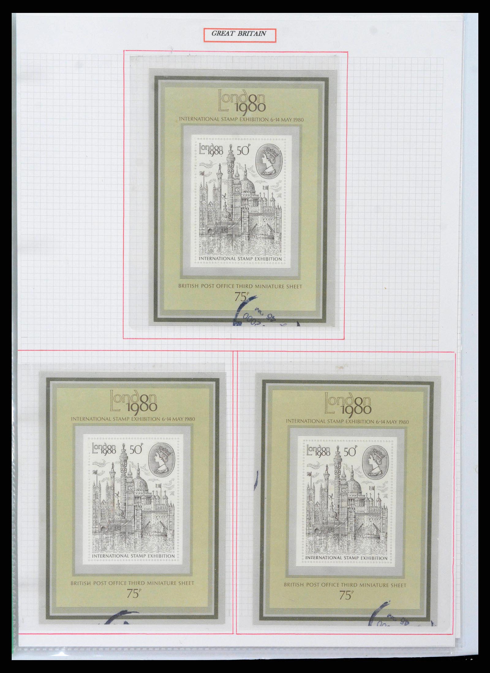 38253 0061 - Postzegelverzameling 38253 Engeland 1912-2002.