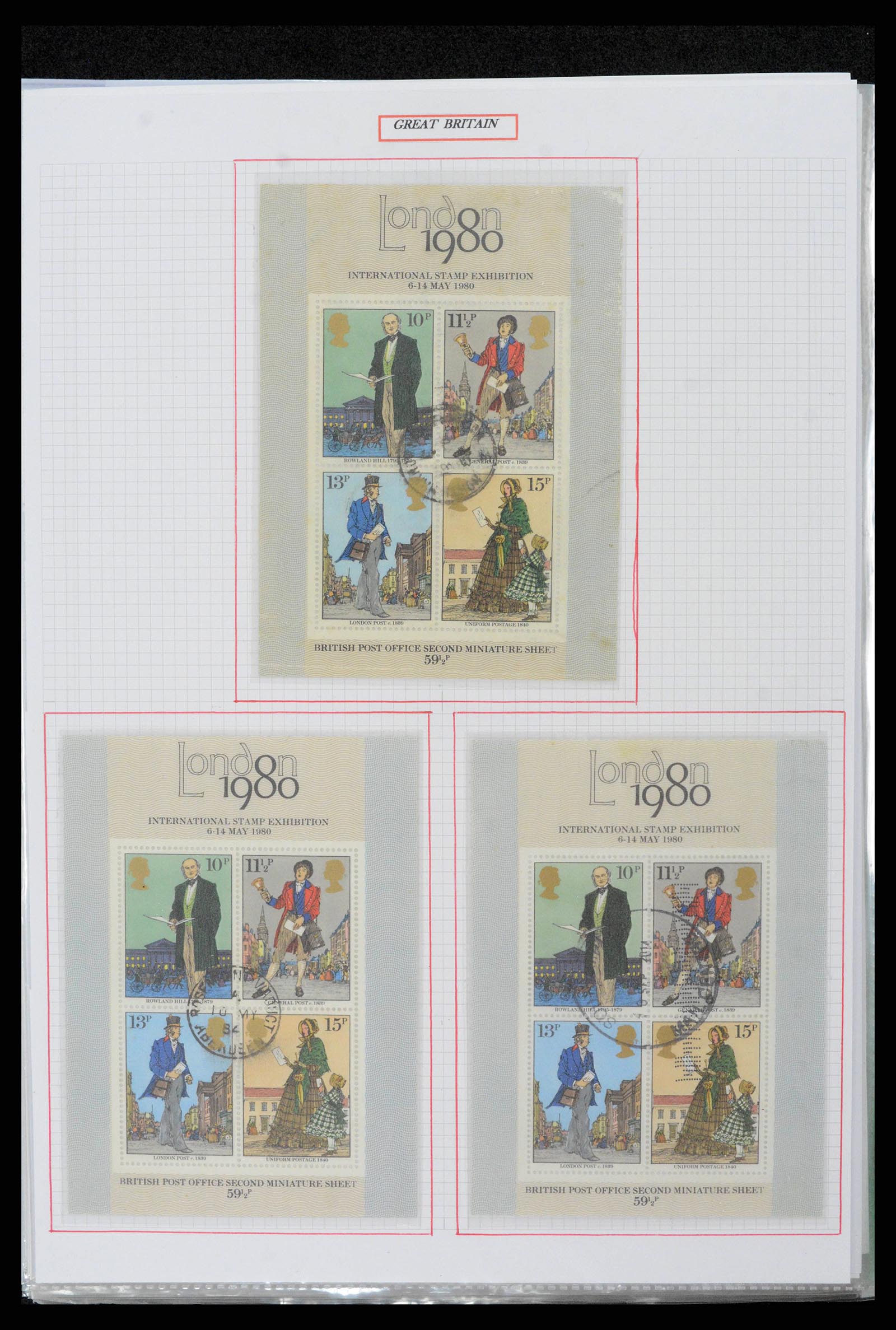 38253 0062 - Stamp collection 38253 Great Britain 1912-2002.