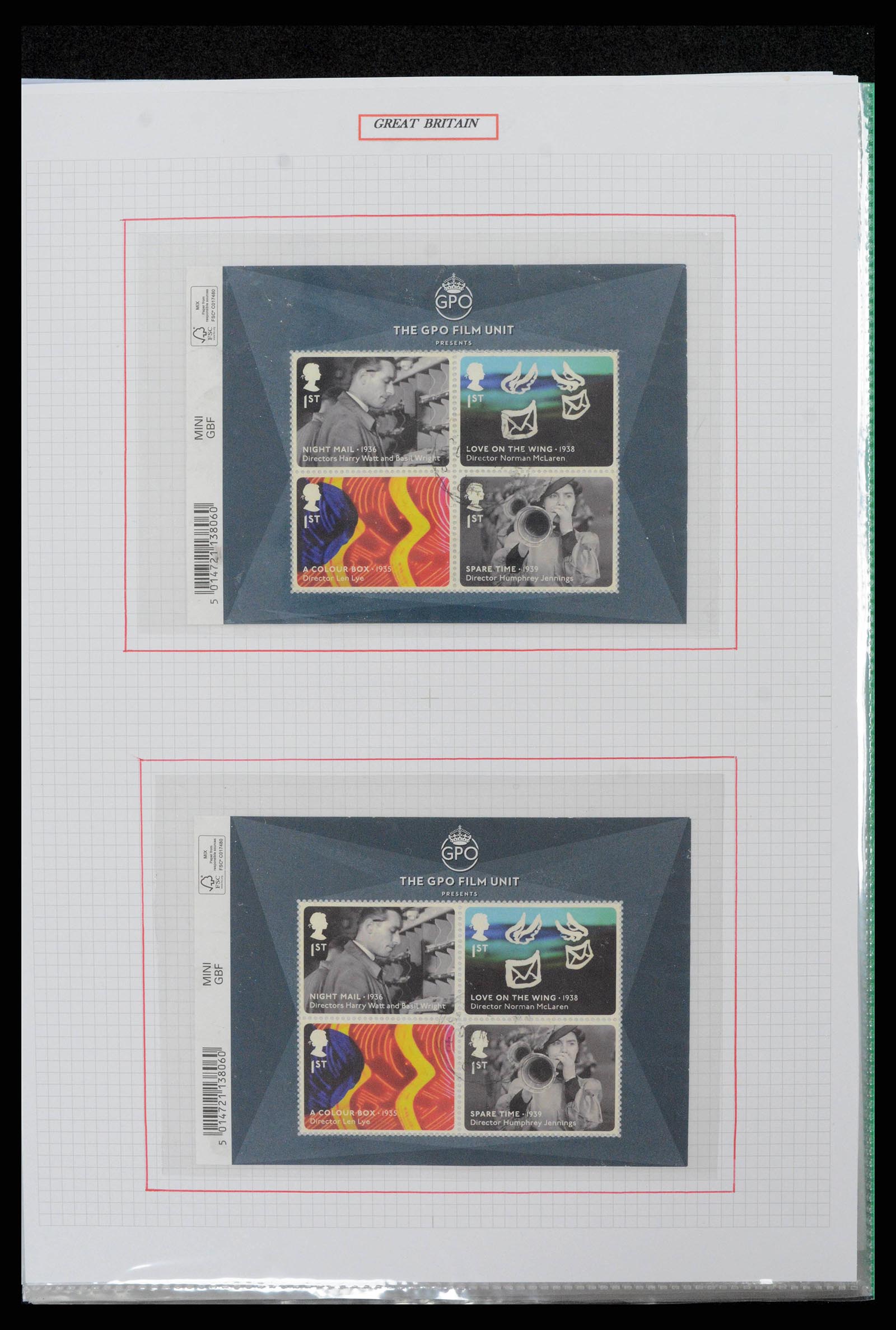 38253 0063 - Postzegelverzameling 38253 Engeland 1912-2002.