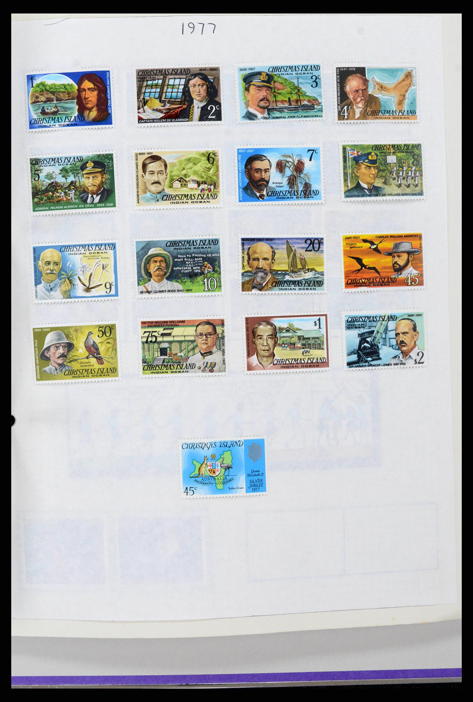 38256 0005 - Postzegelverzameling 38256 Kersteiland 1958-2006.
