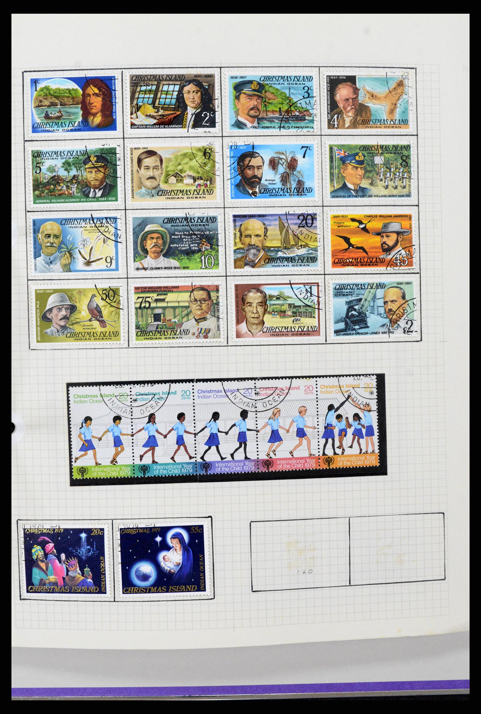 38256 0006 - Stamp collection 38256 Christmas Island 1958-2006.