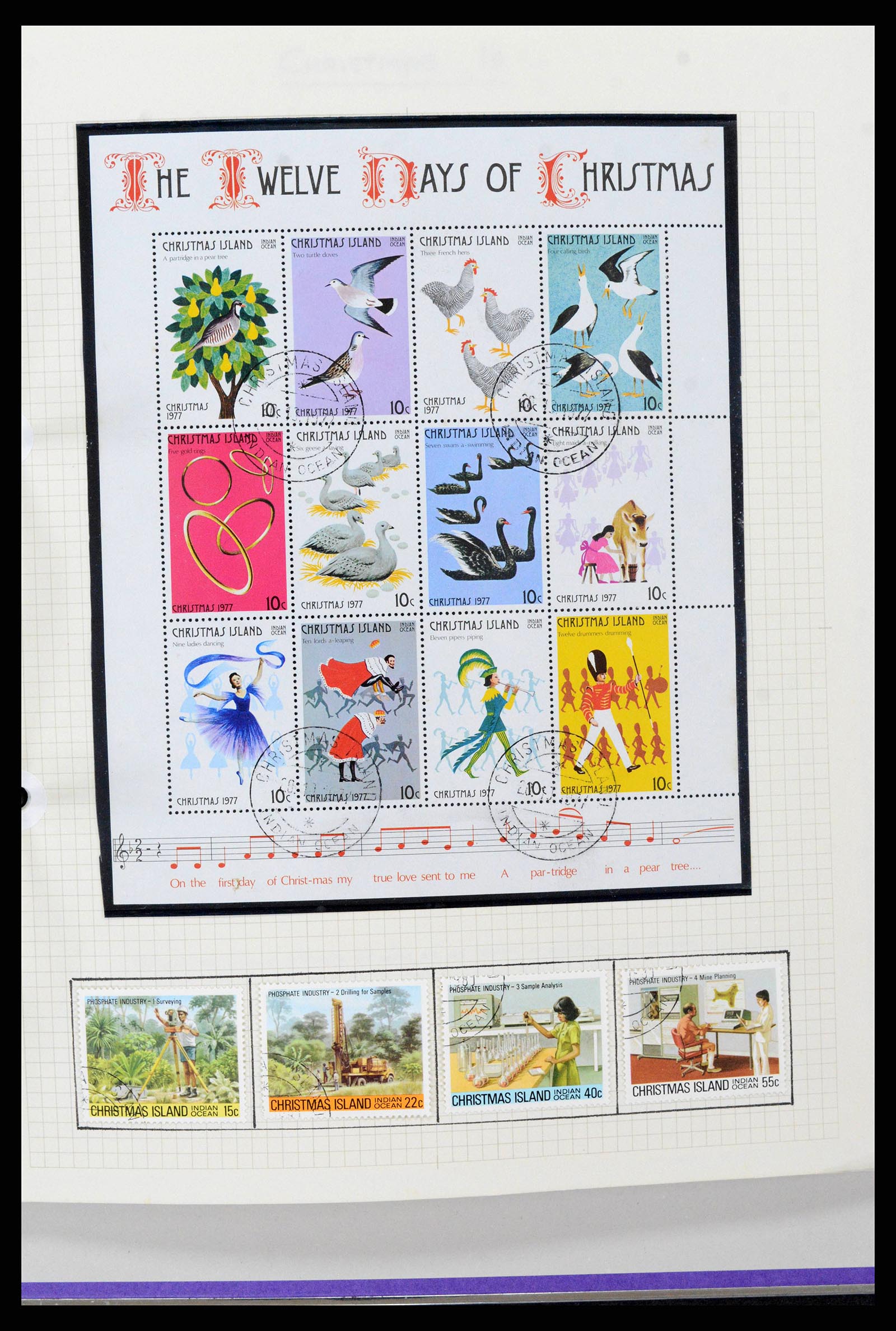 38256 0007 - Postzegelverzameling 38256 Kersteiland 1958-2006.