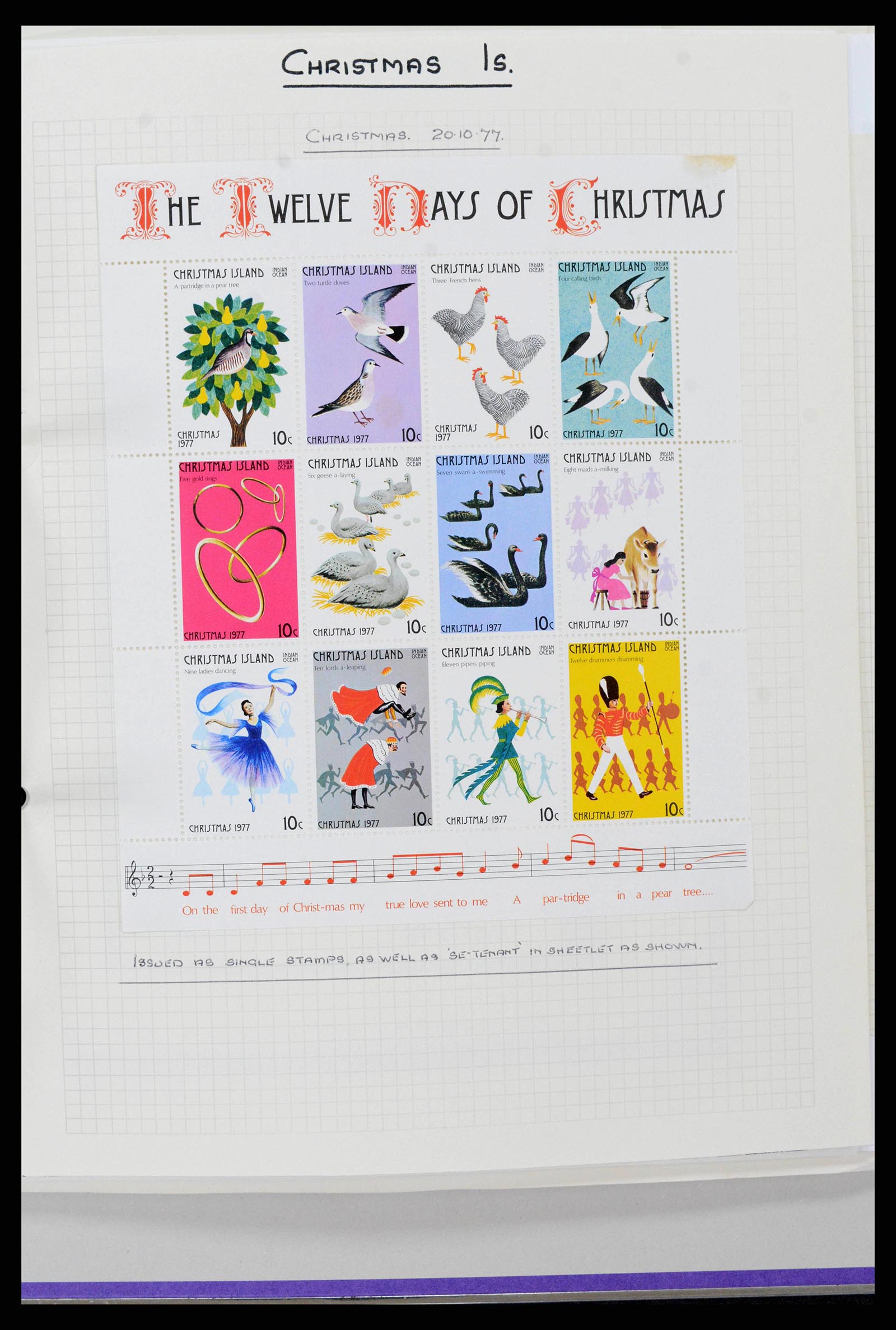 38256 0008 - Postzegelverzameling 38256 Kersteiland 1958-2006.