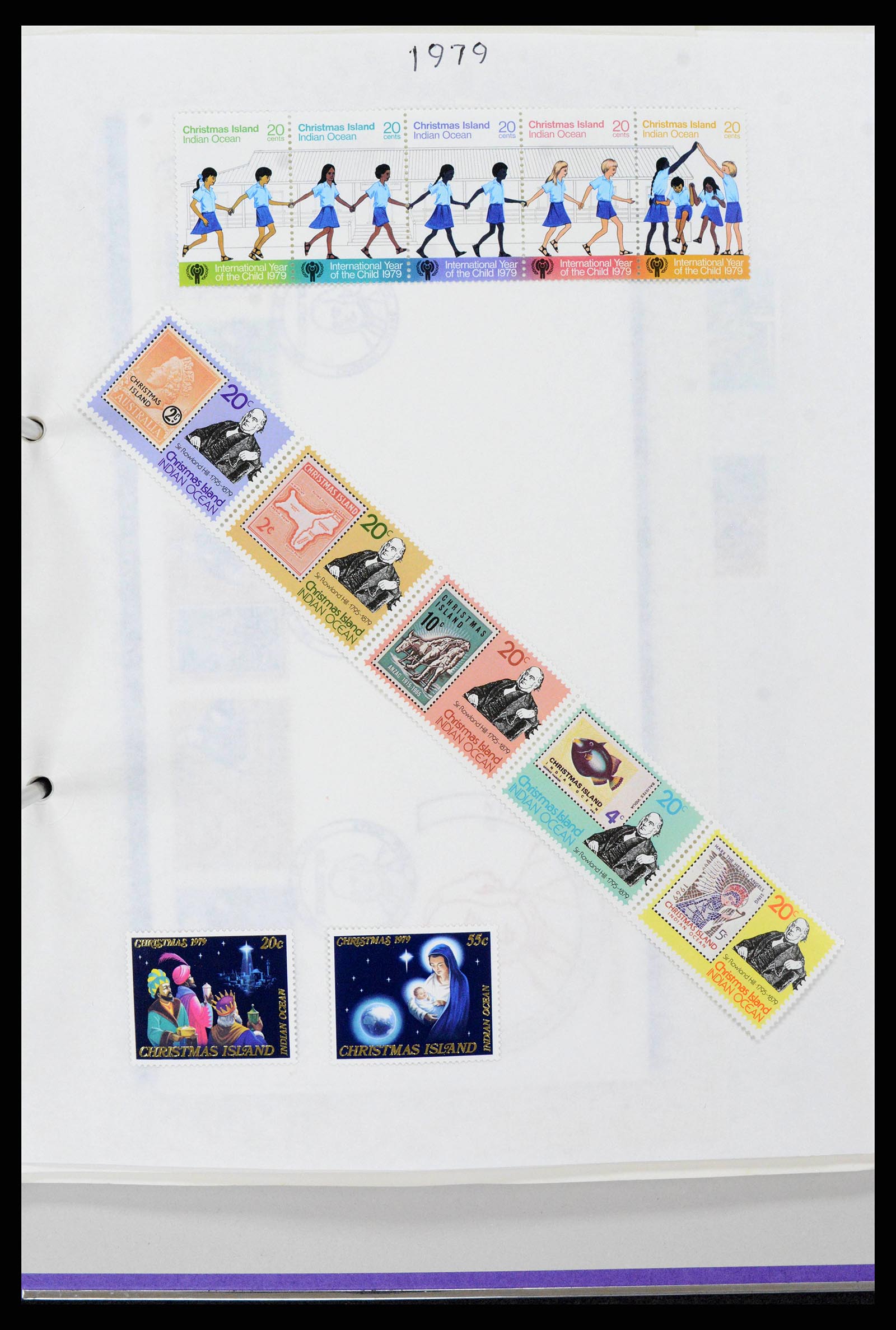38256 0012 - Postzegelverzameling 38256 Kersteiland 1958-2006.