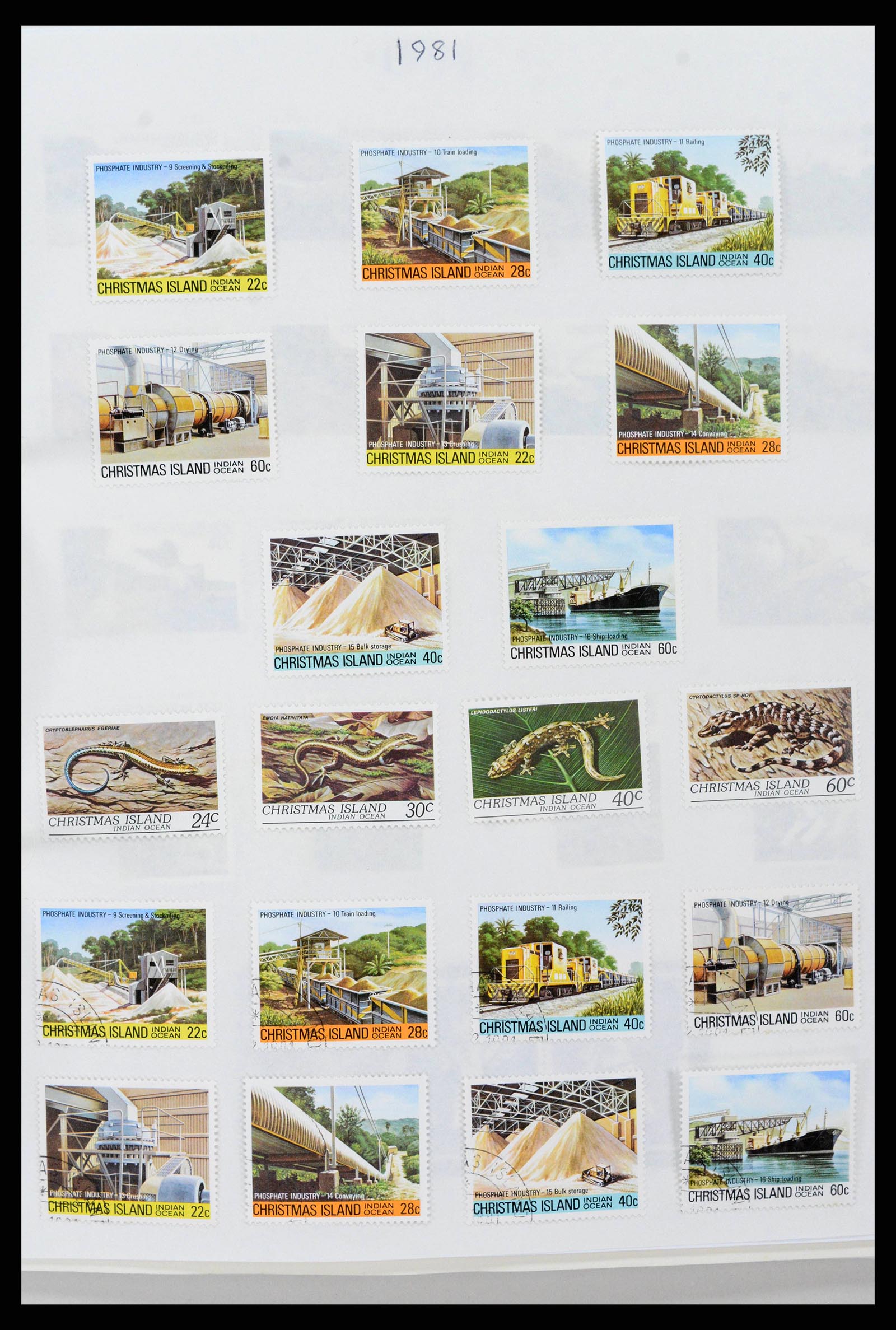 38256 0018 - Stamp collection 38256 Christmas Island 1958-2006.