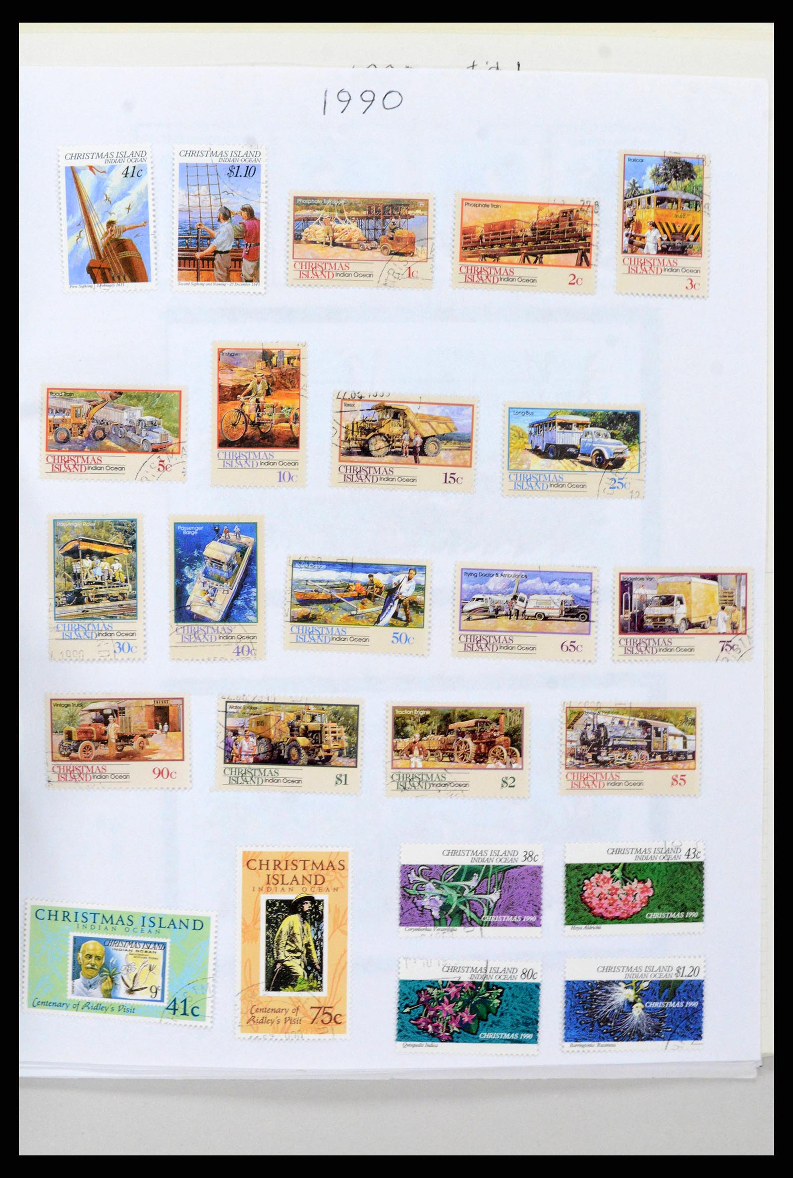38256 0029 - Stamp collection 38256 Christmas Island 1958-2006.