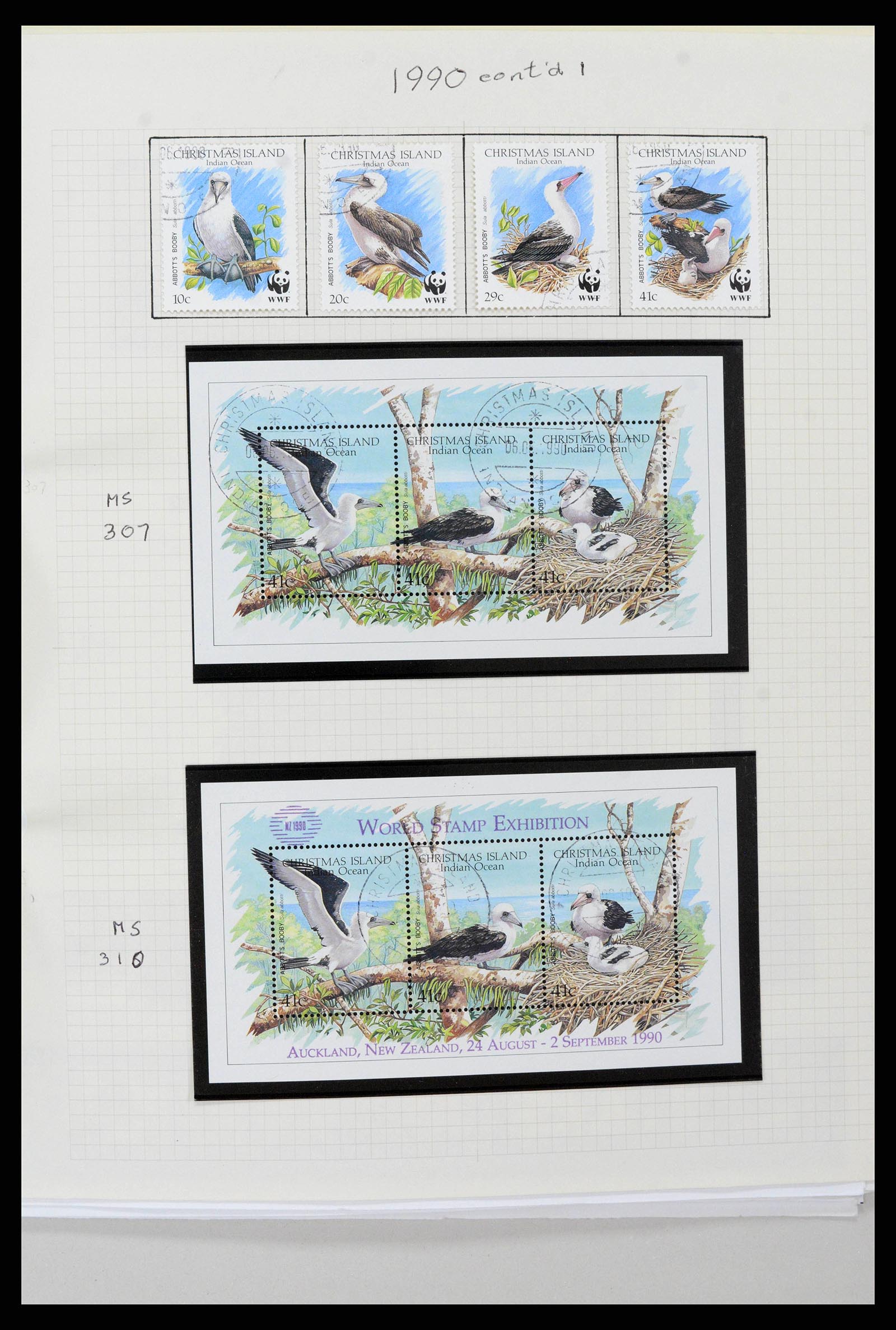 38256 0030 - Stamp collection 38256 Christmas Island 1958-2006.