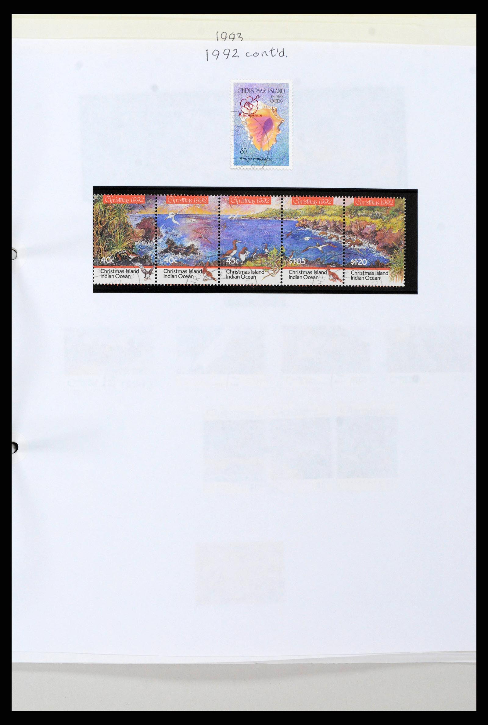 38256 0036 - Stamp collection 38256 Christmas Island 1958-2006.