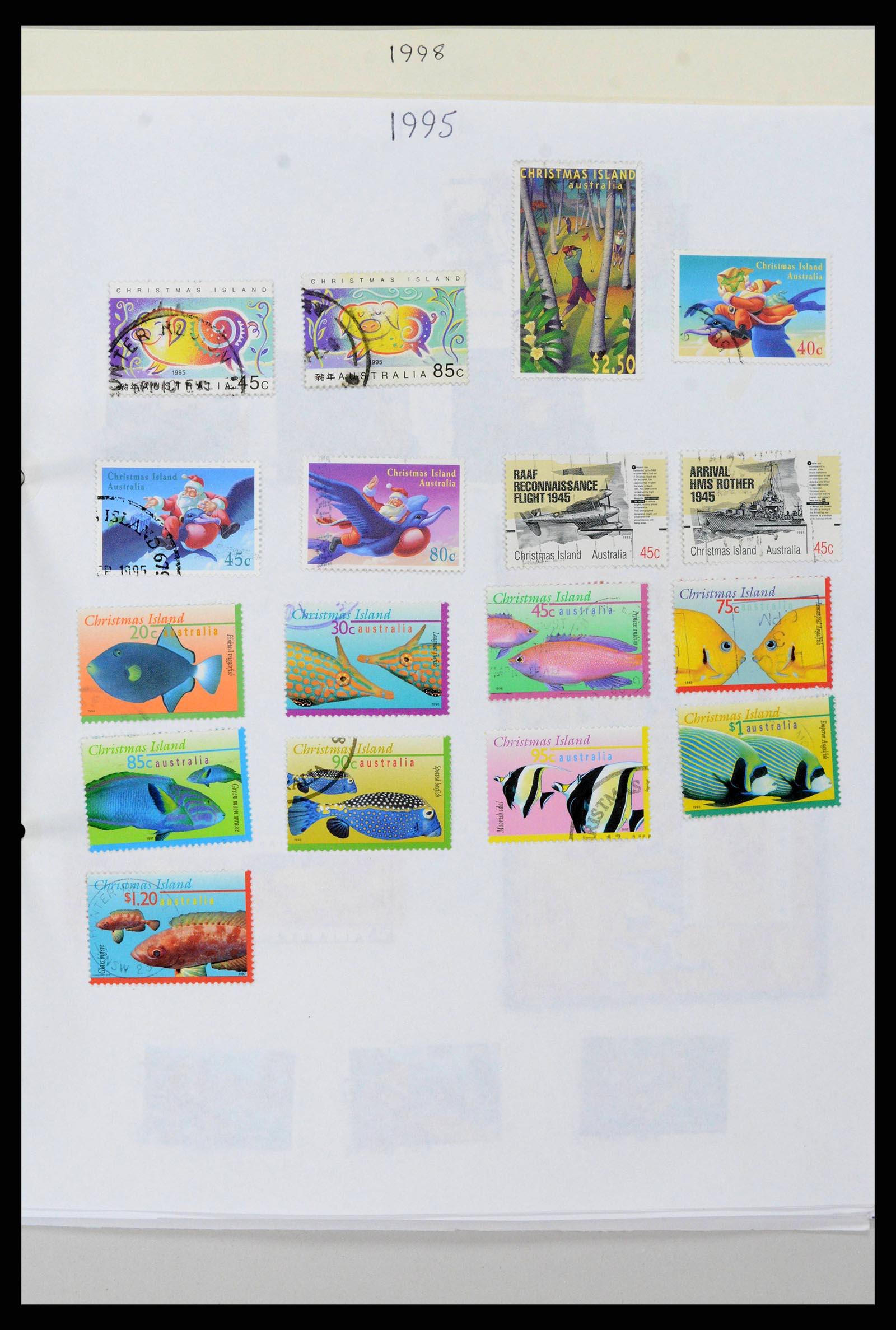 38256 0042 - Stamp collection 38256 Christmas Island 1958-2006.