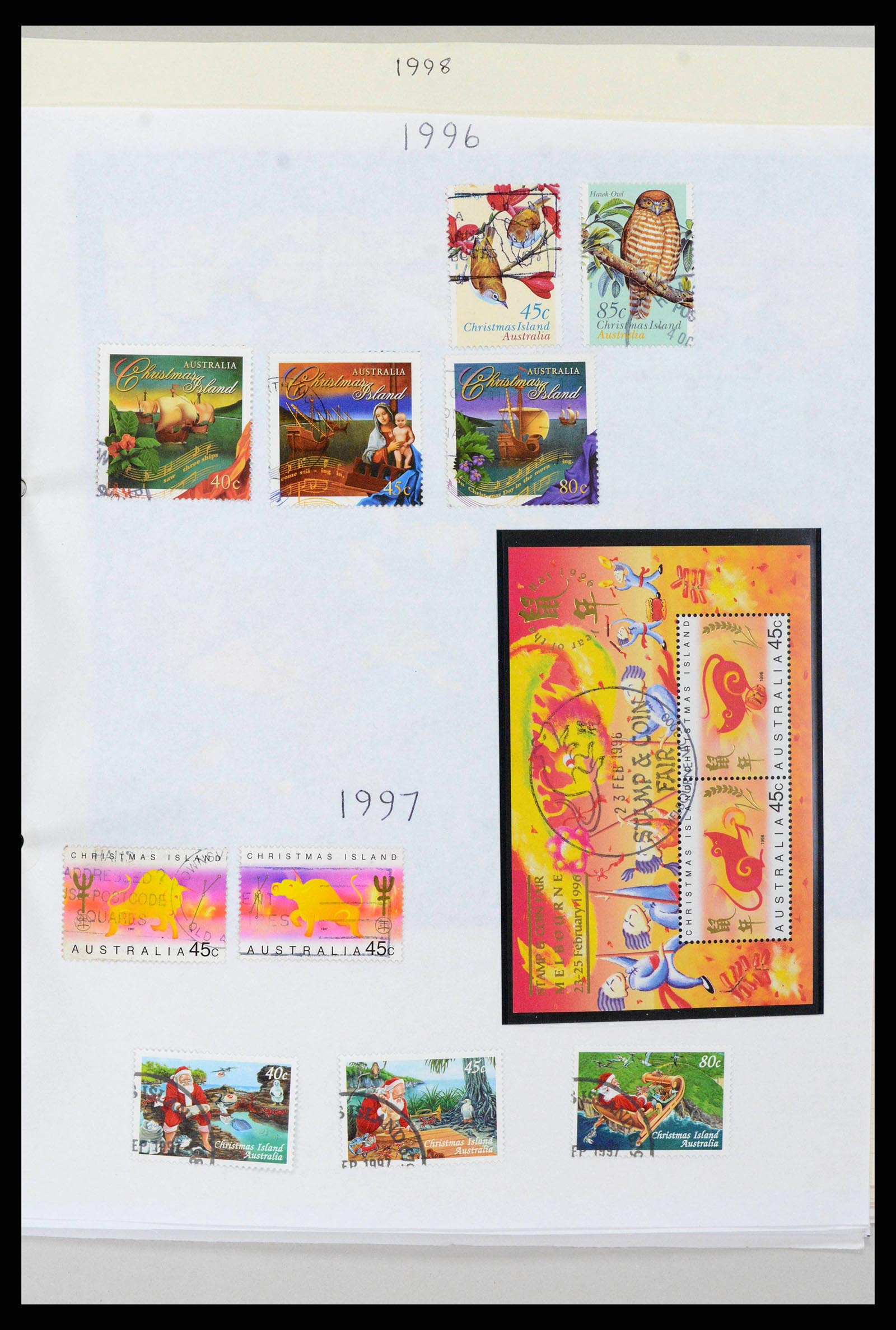 38256 0043 - Stamp collection 38256 Christmas Island 1958-2006.