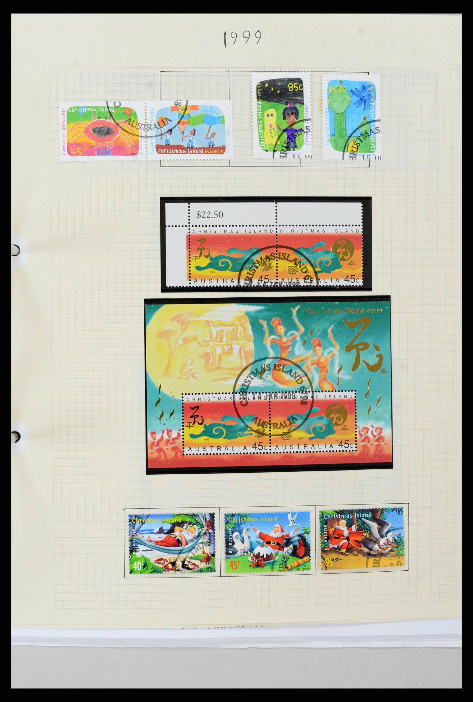 38256 0046 - Stamp collection 38256 Christmas Island 1958-2006.