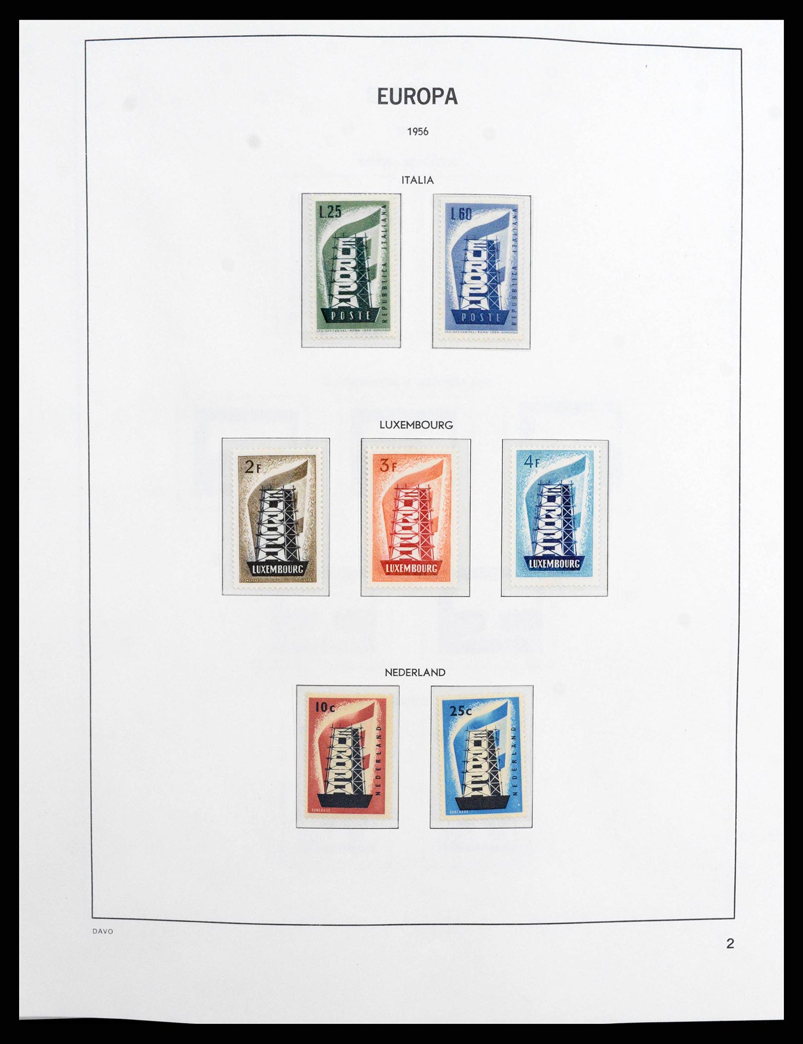 38260 0002 - Postzegelverzameling 38260 Europa CEPT 1949-2015!