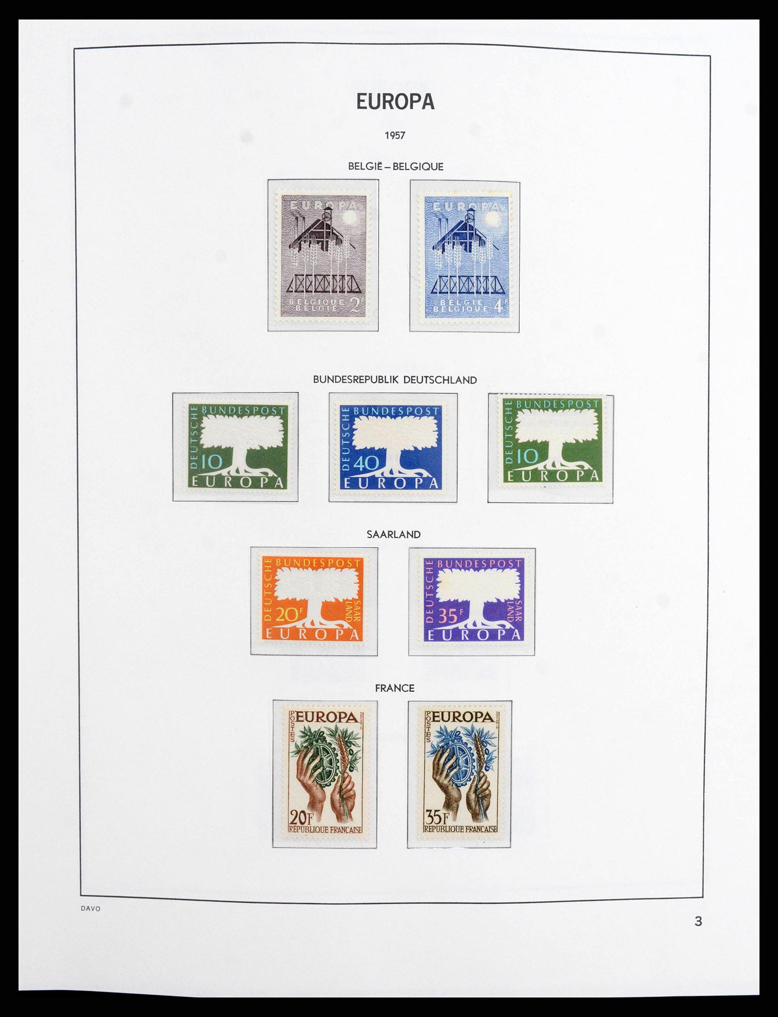 38260 0003 - Stamp collection 38260 Europa CEPT 1949-2015!