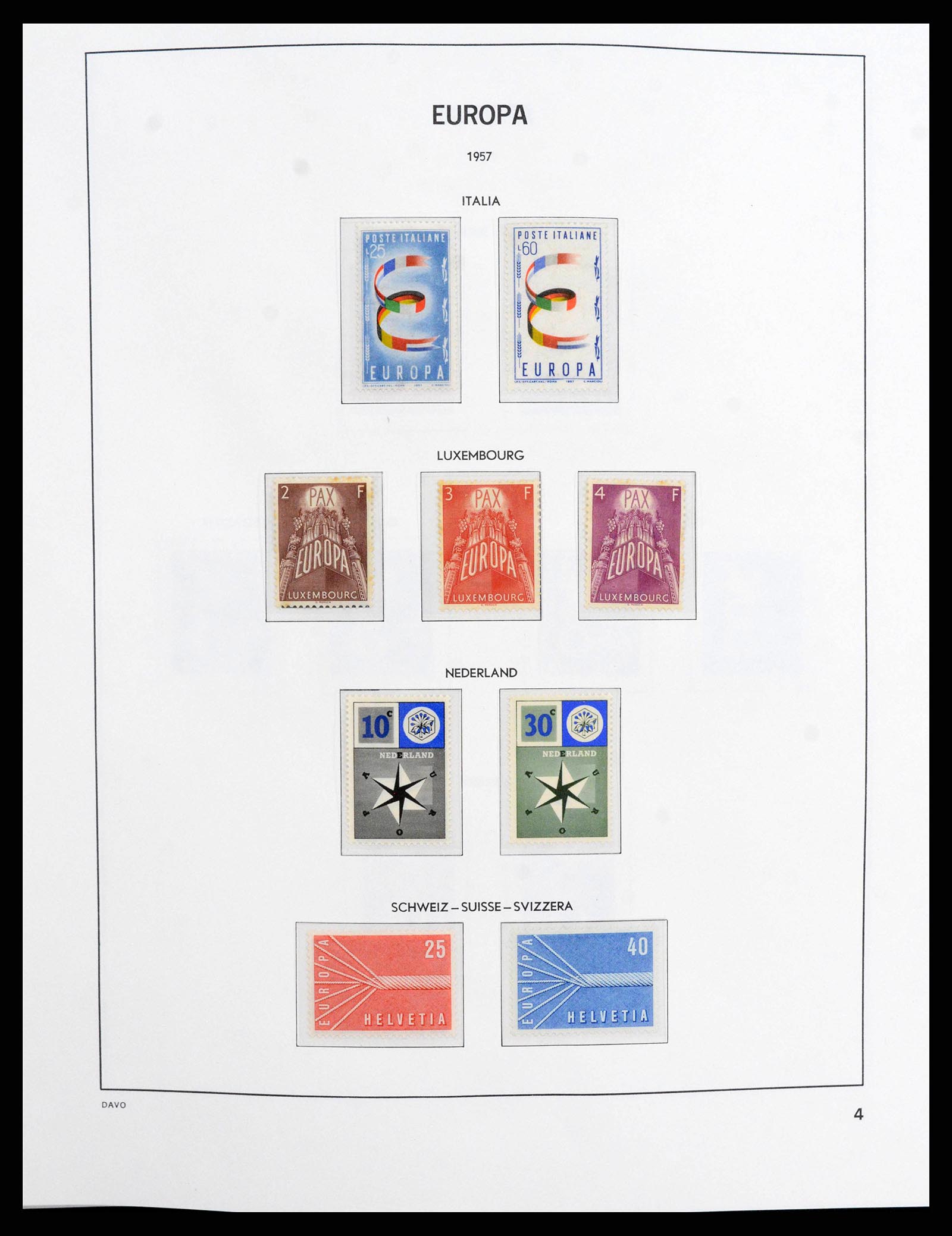 38260 0004 - Postzegelverzameling 38260 Europa CEPT 1949-2015!