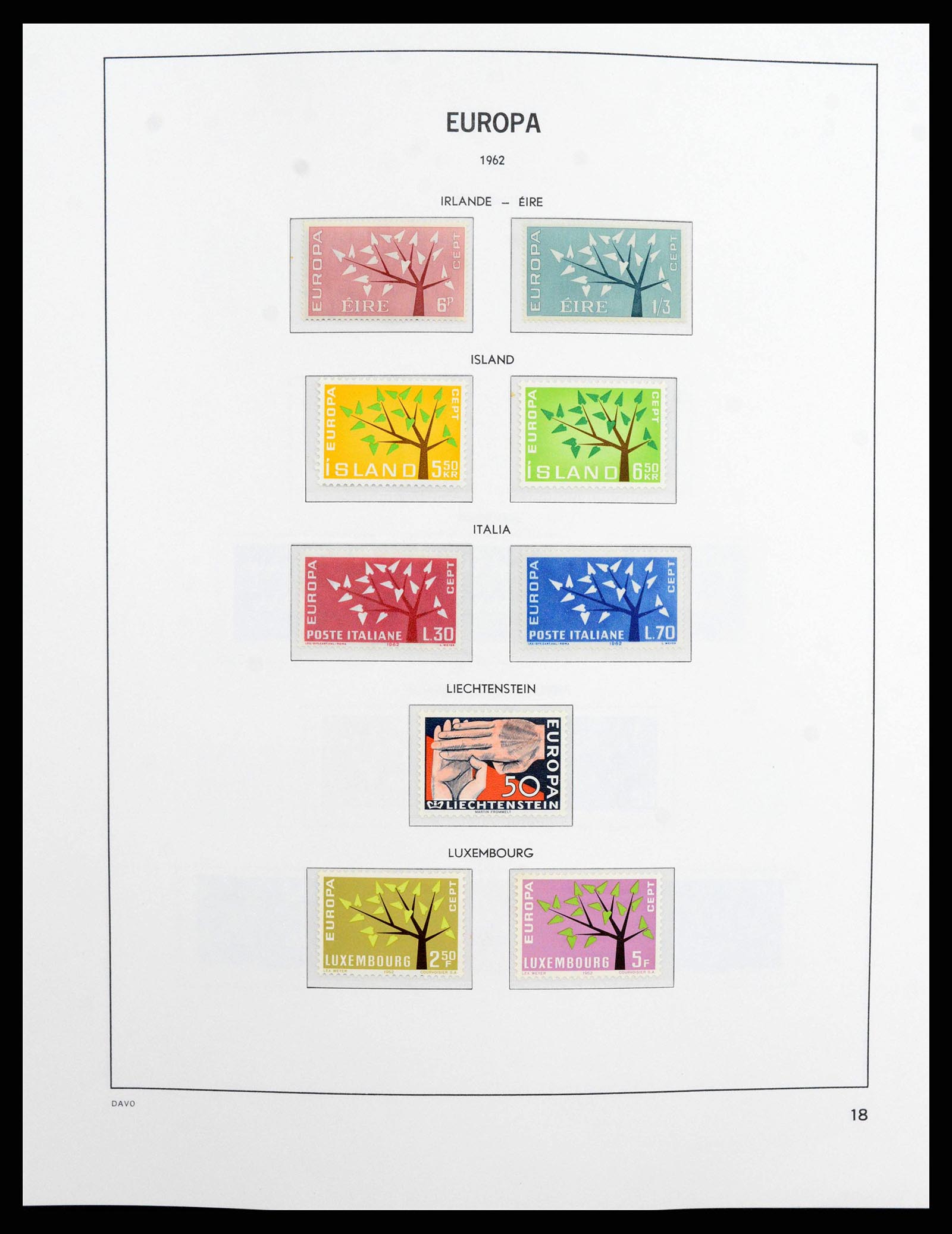 38260 0018 - Postzegelverzameling 38260 Europa CEPT 1949-2015!