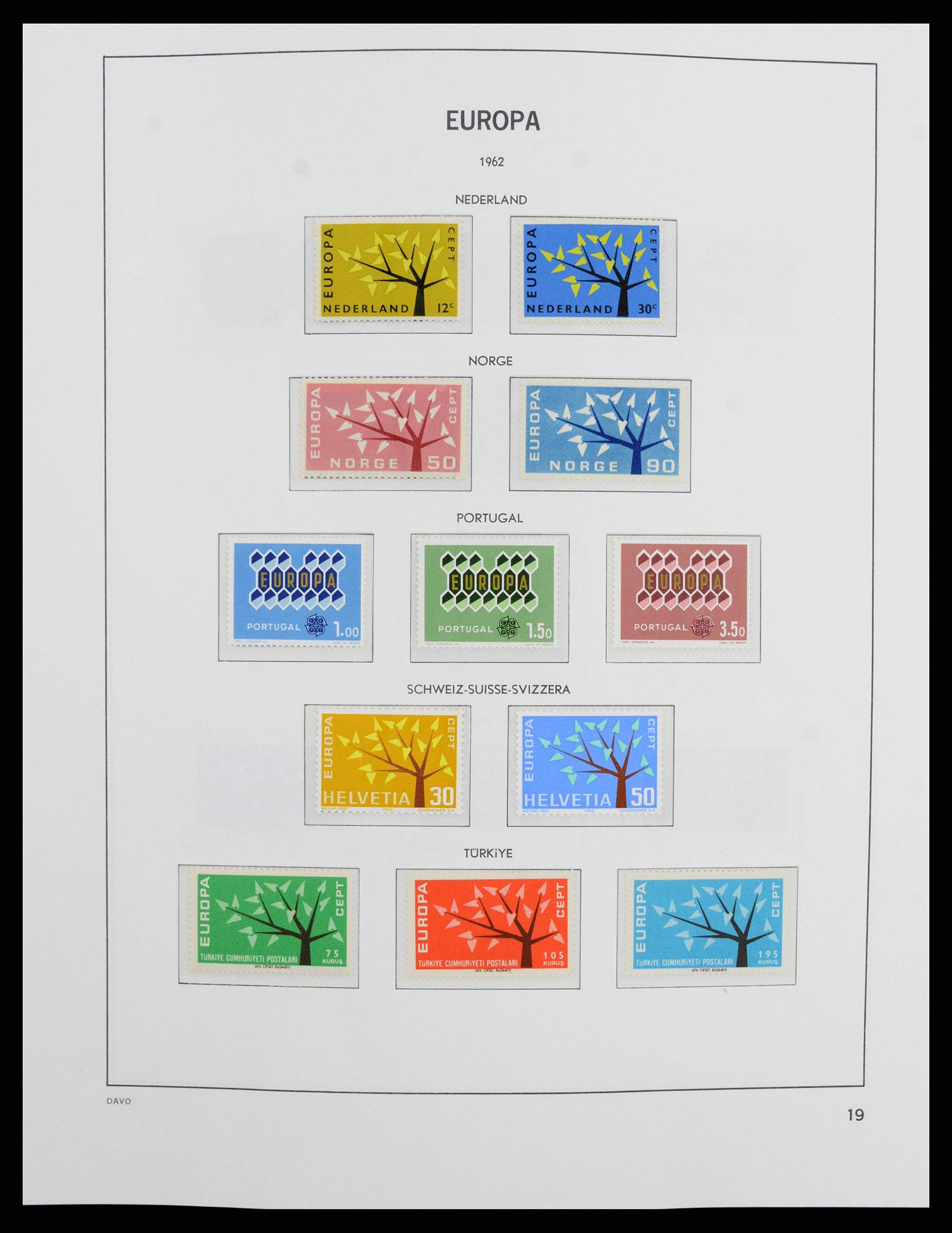 38260 0019 - Postzegelverzameling 38260 Europa CEPT 1949-2015!