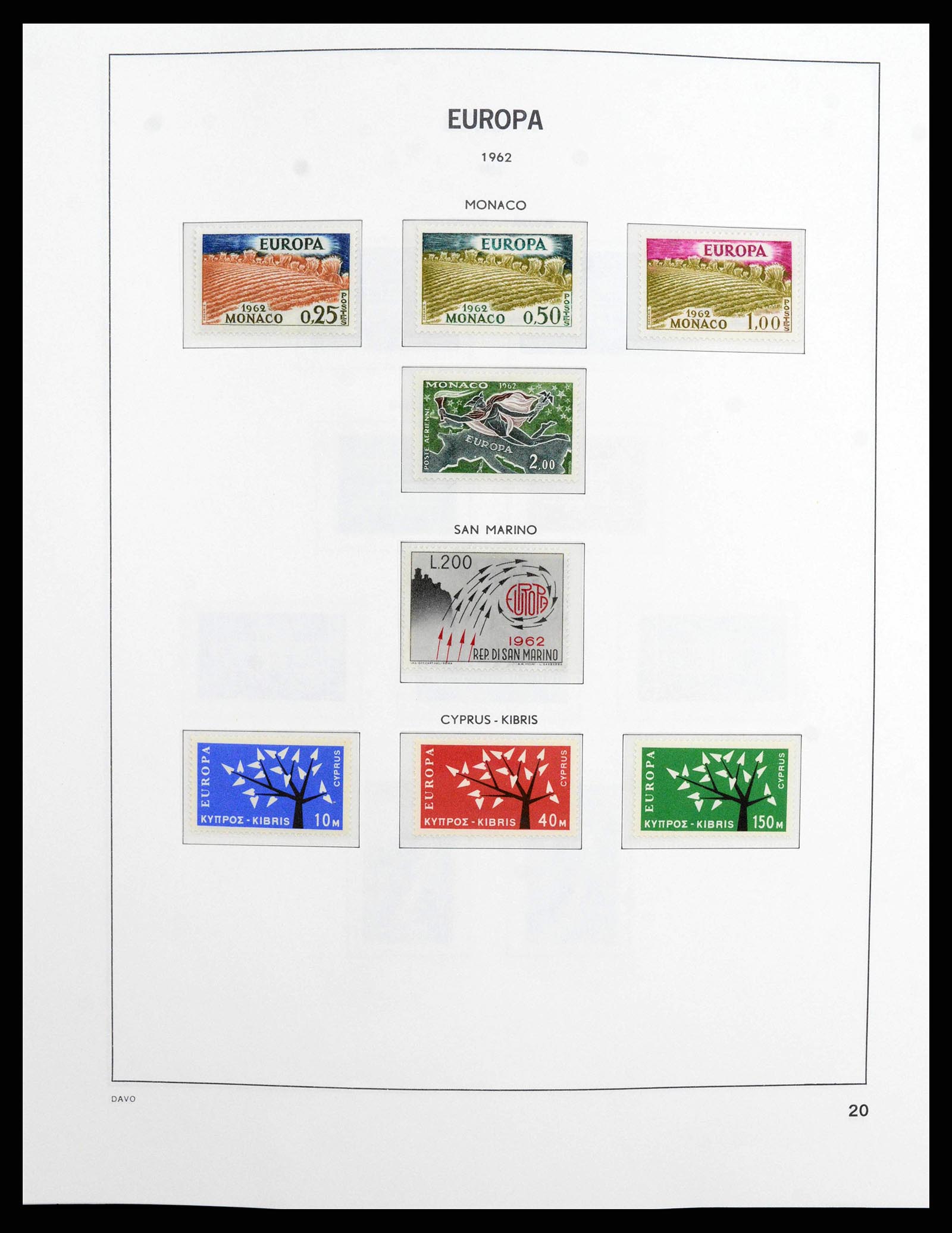 38260 0020 - Stamp collection 38260 Europa CEPT 1949-2015!