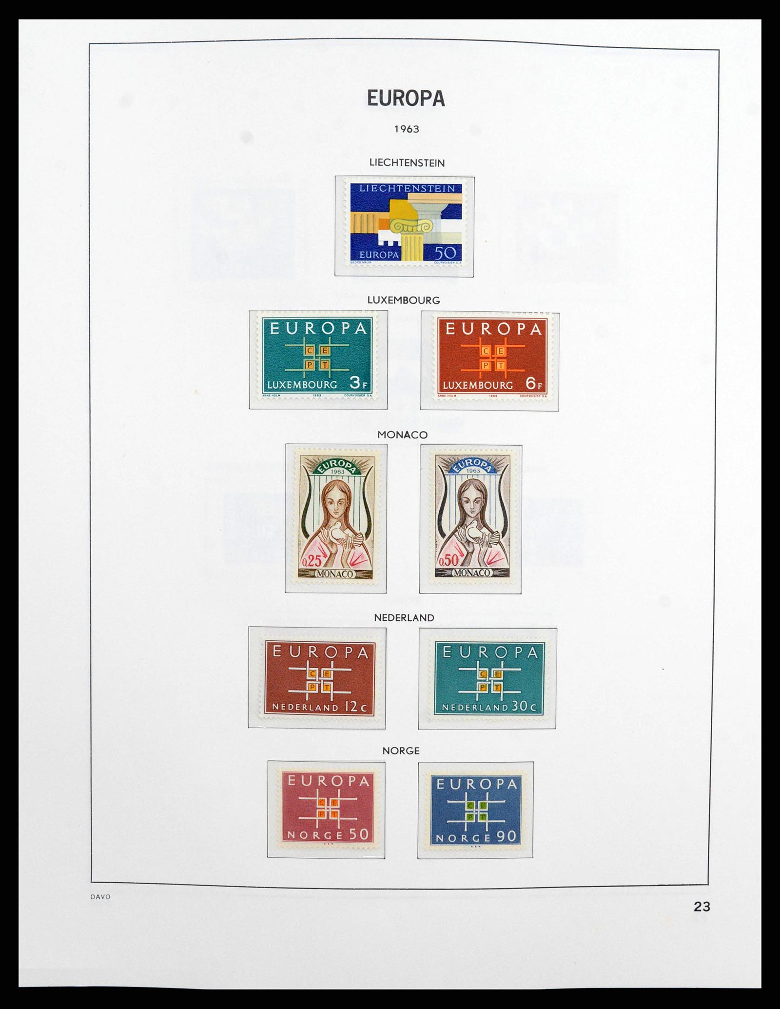38260 0023 - Postzegelverzameling 38260 Europa CEPT 1949-2015!