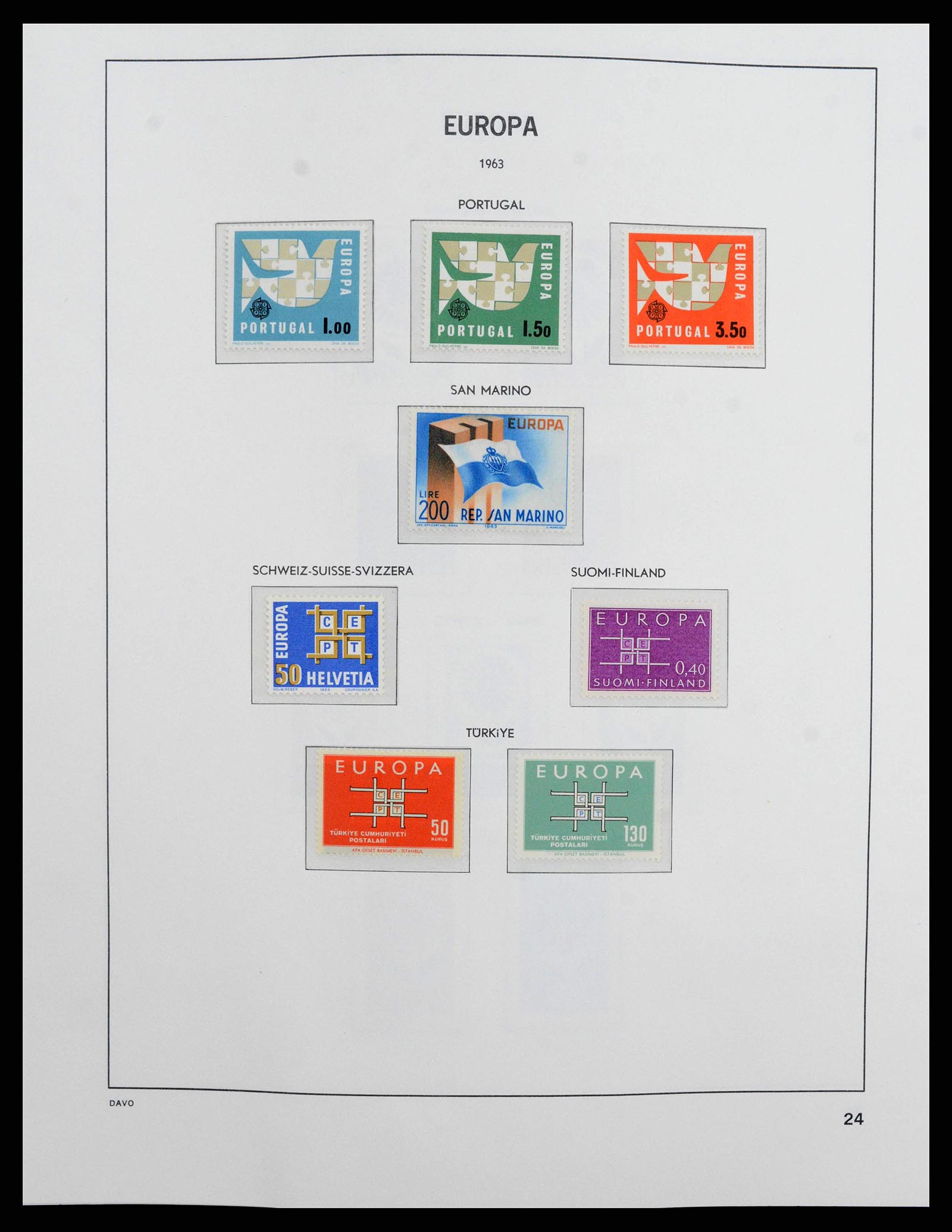 38260 0024 - Stamp collection 38260 Europa CEPT 1949-2015!
