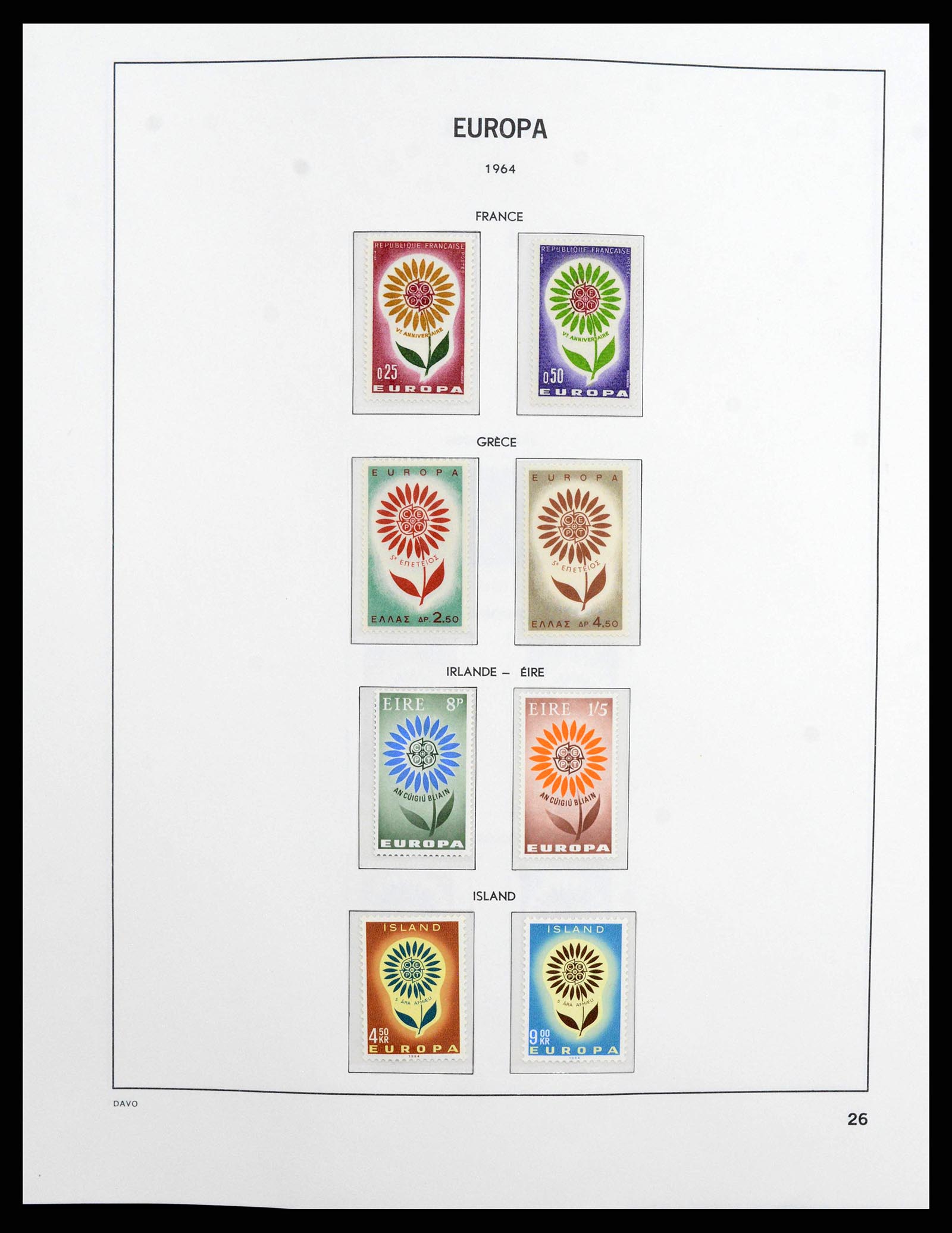 38260 0026 - Postzegelverzameling 38260 Europa CEPT 1949-2015!