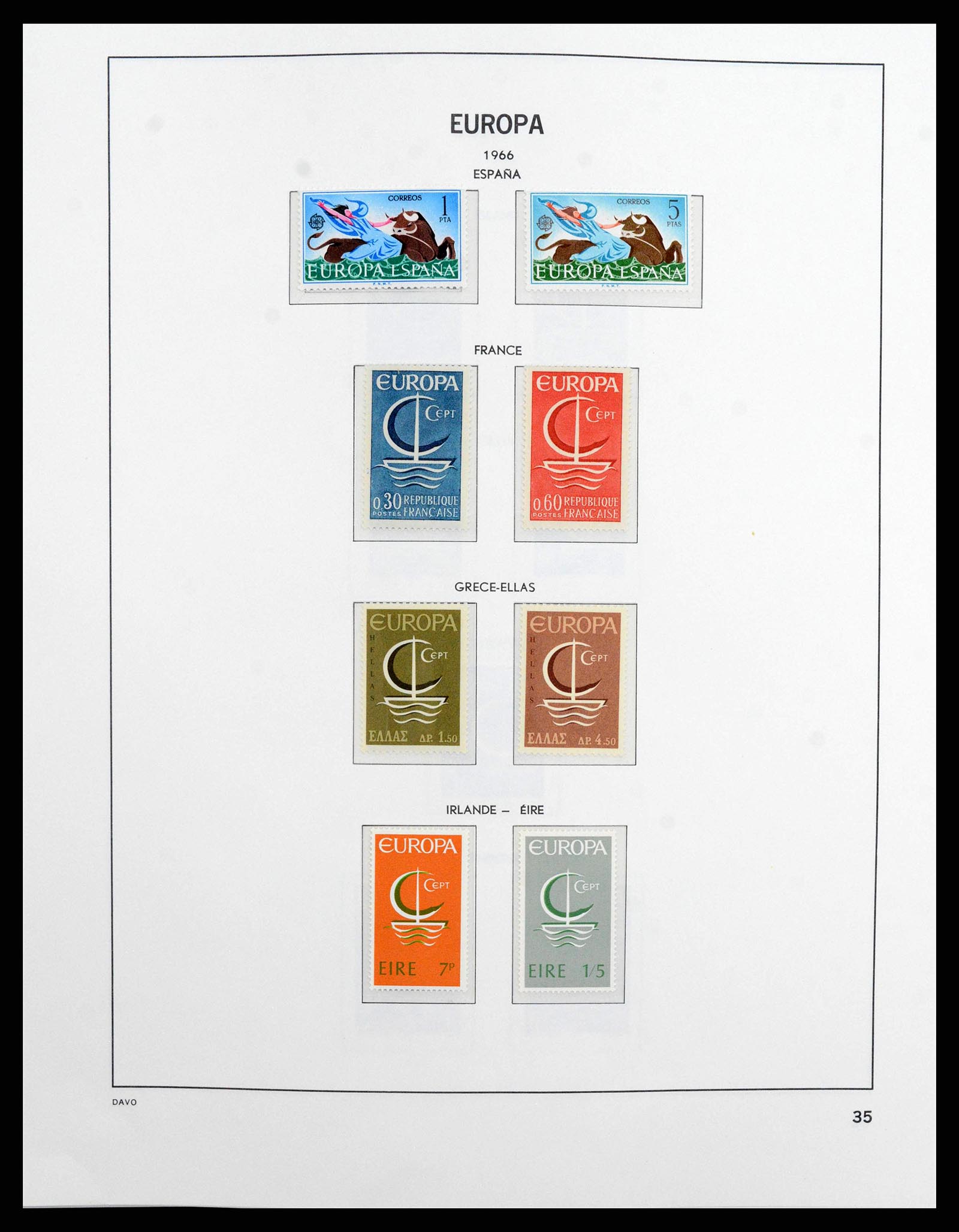38260 0035 - Postzegelverzameling 38260 Europa CEPT 1949-2015!