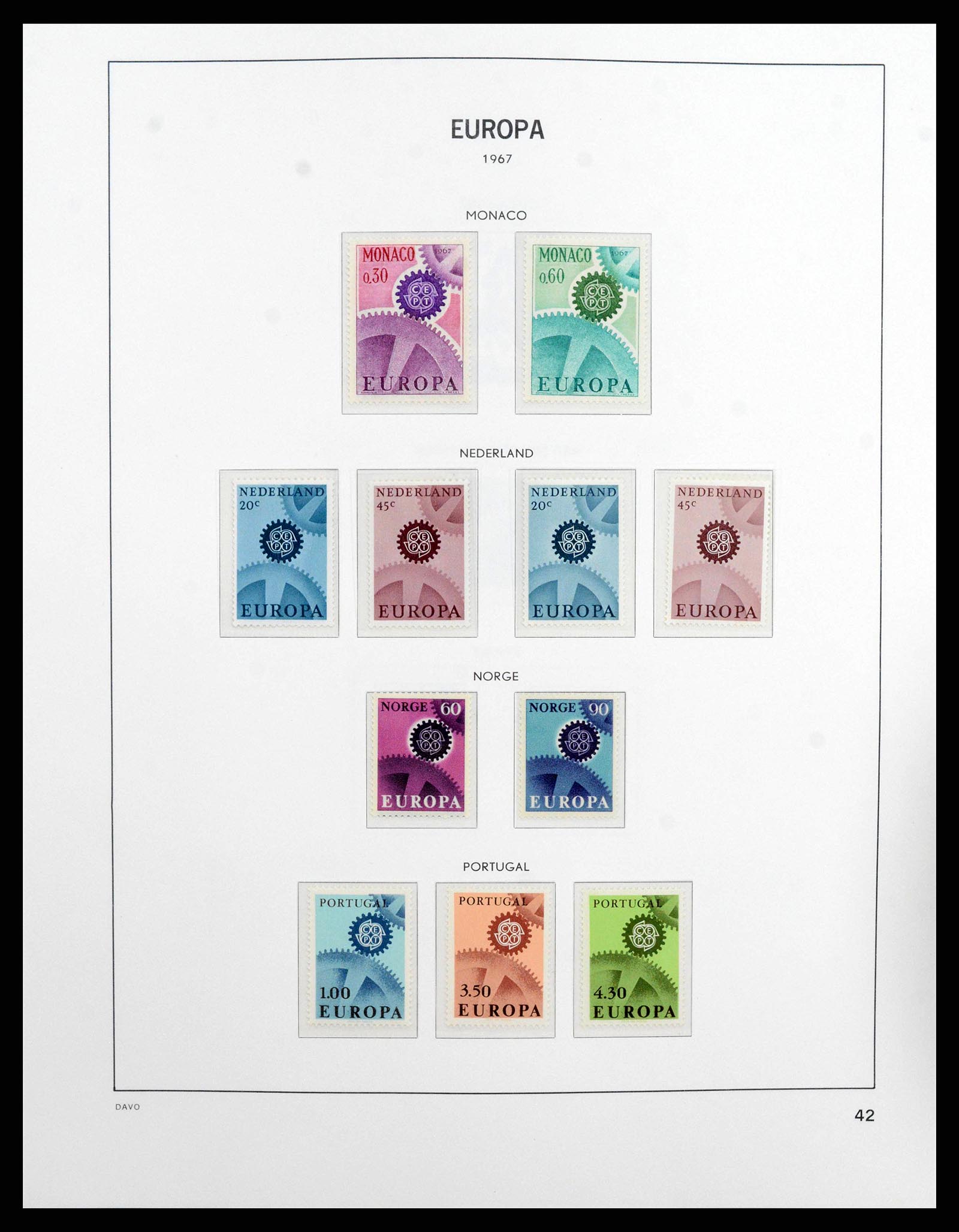 38260 0042 - Postzegelverzameling 38260 Europa CEPT 1949-2015!