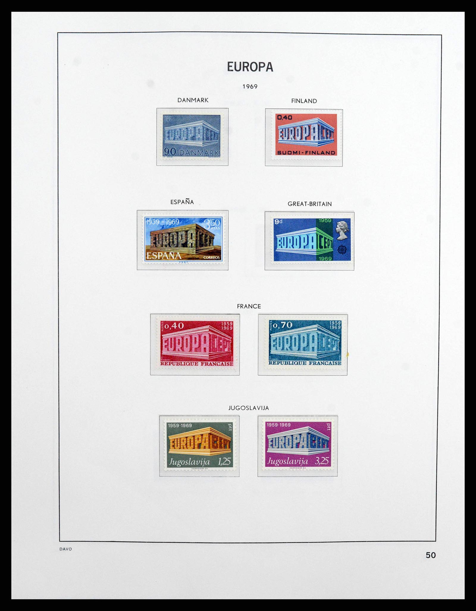 38260 0050 - Stamp collection 38260 Europa CEPT 1949-2015!
