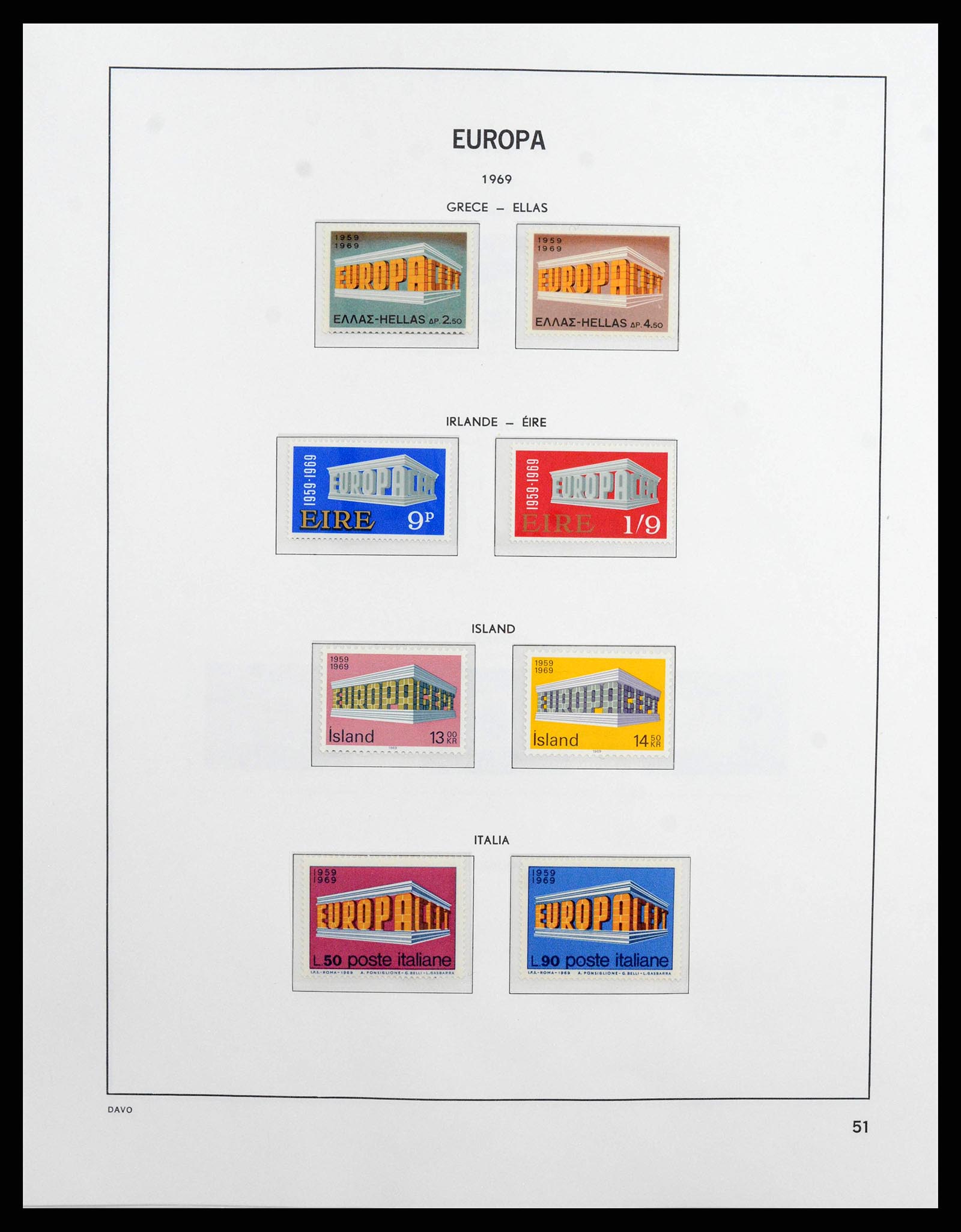 38260 0051 - Postzegelverzameling 38260 Europa CEPT 1949-2015!