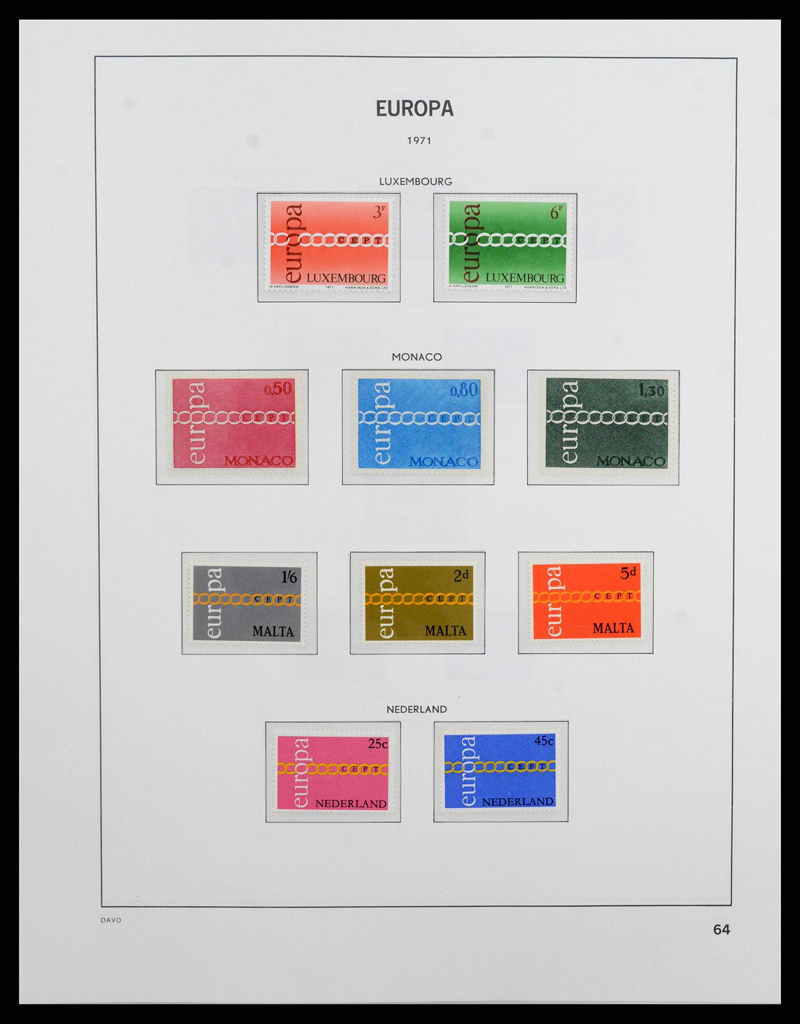 38260 0063 - Postzegelverzameling 38260 Europa CEPT 1949-2015!