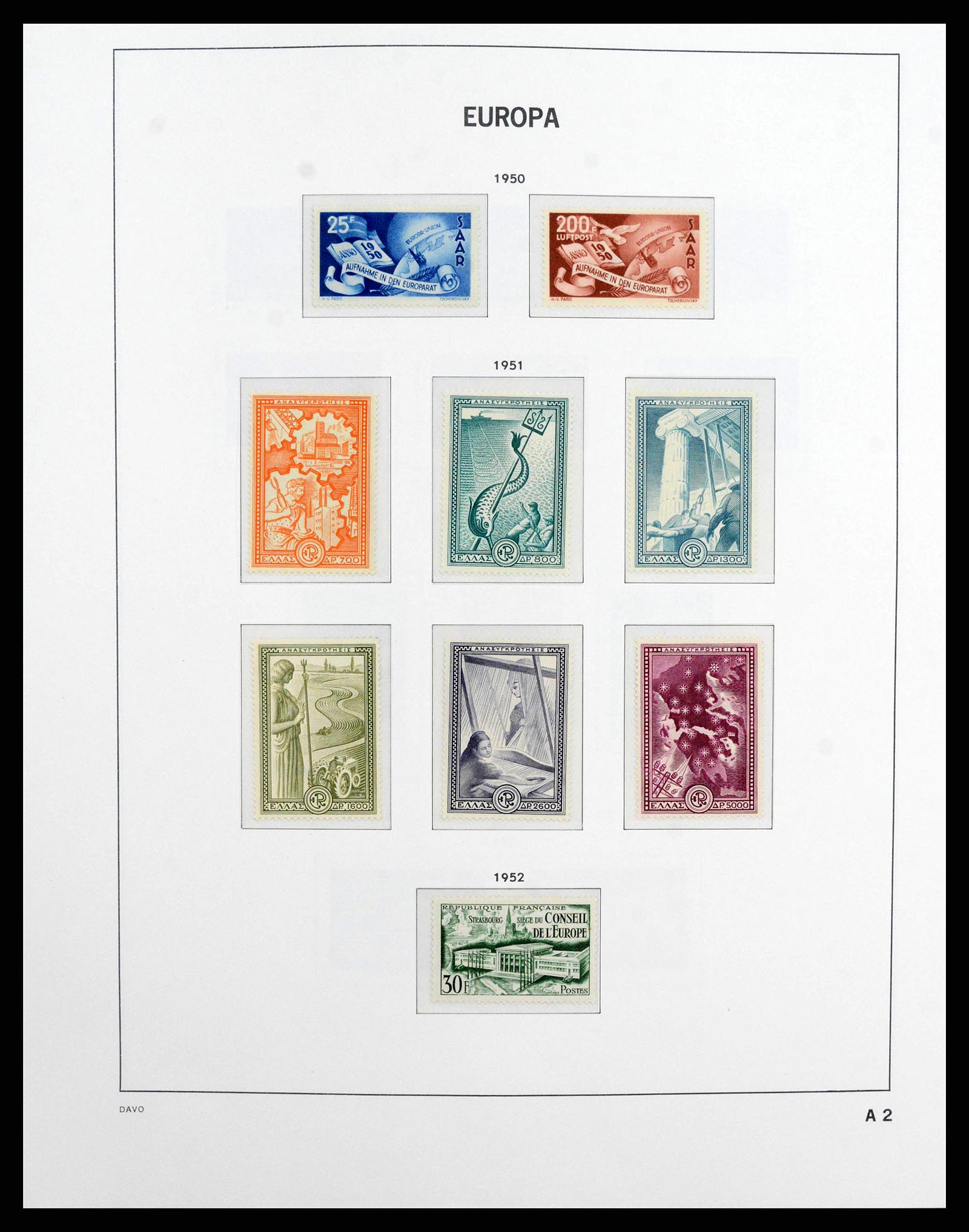 38260 0071 - Postzegelverzameling 38260 Europa CEPT 1949-2015!