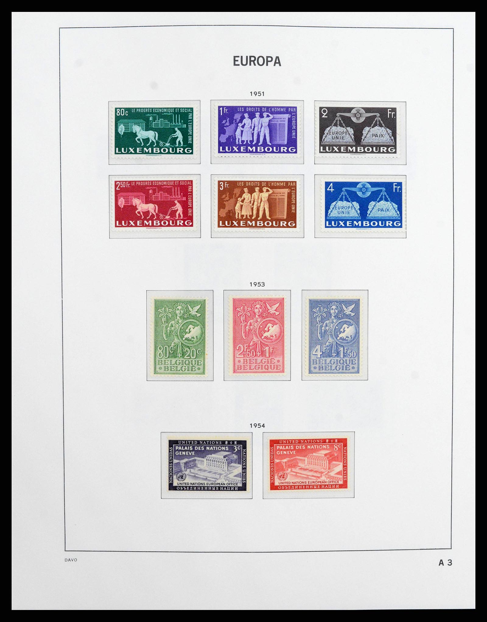 38260 0072 - Postzegelverzameling 38260 Europa CEPT 1949-2015!