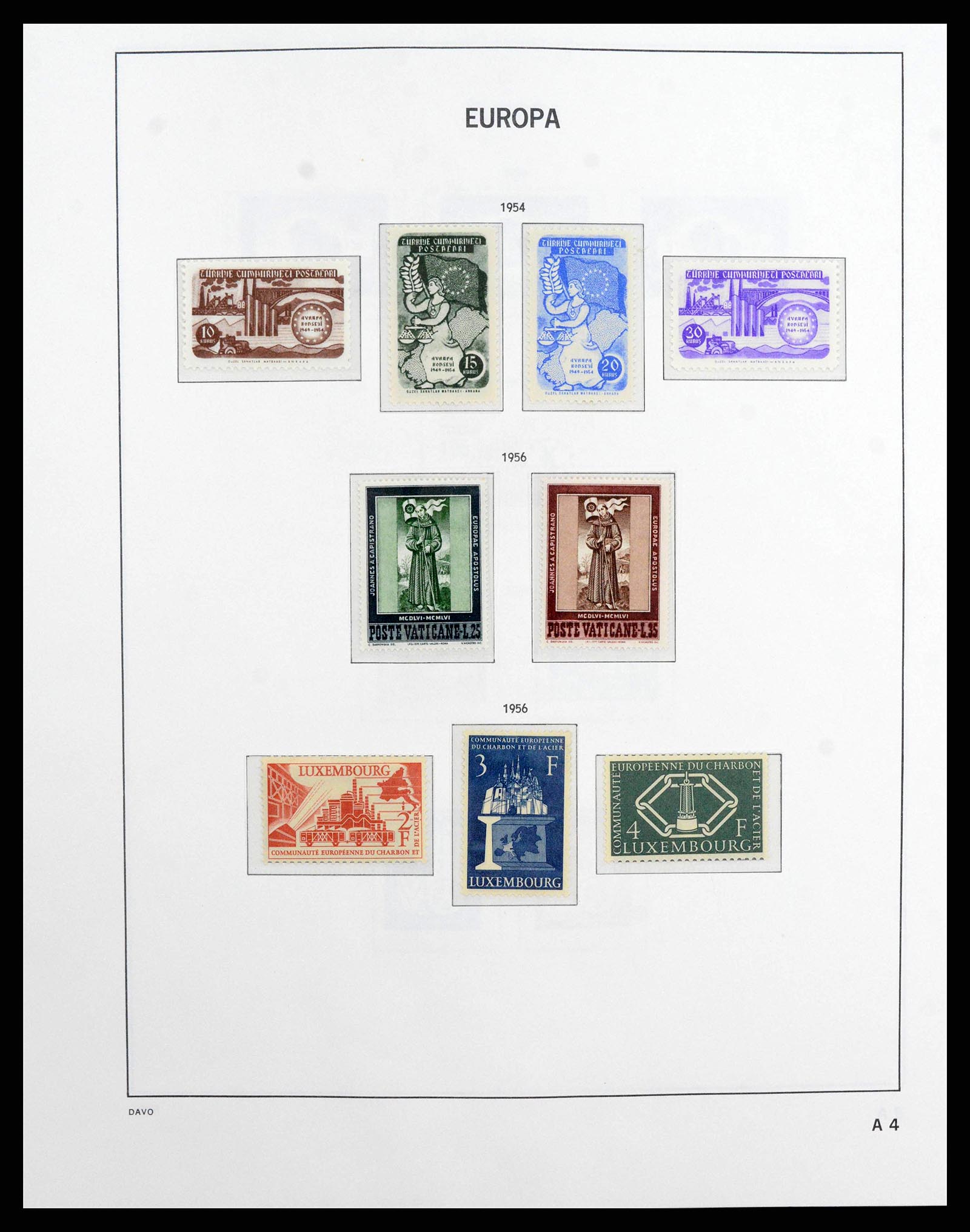 38260 0073 - Postzegelverzameling 38260 Europa CEPT 1949-2015!