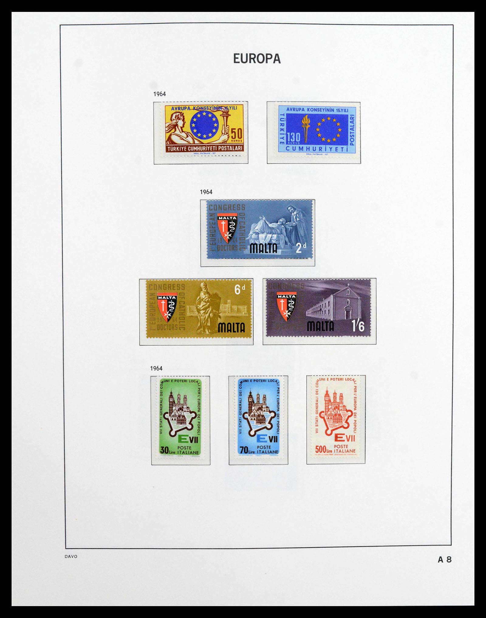 38260 0077 - Postzegelverzameling 38260 Europa CEPT 1949-2015!