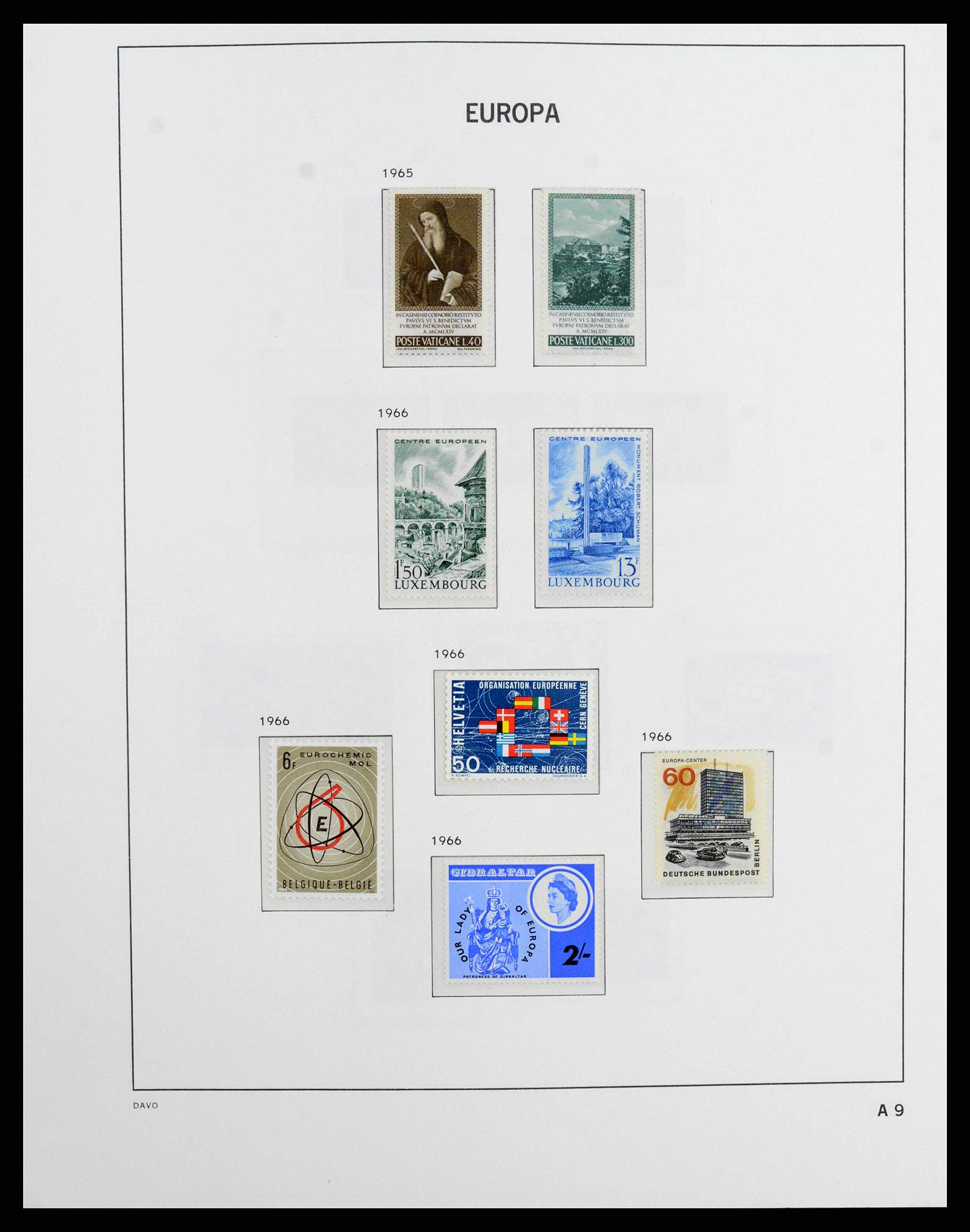 38260 0078 - Postzegelverzameling 38260 Europa CEPT 1949-2015!