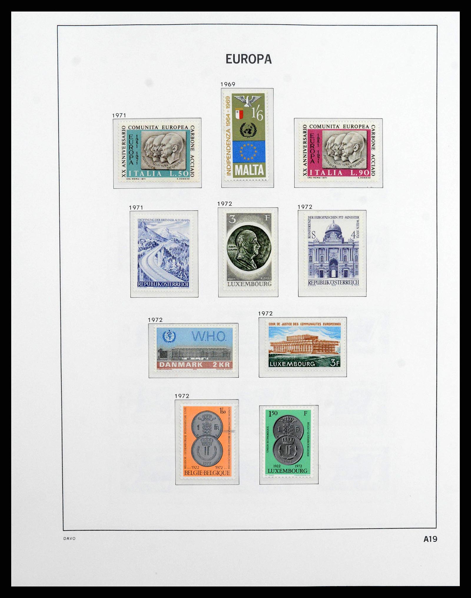 38260 0088 - Postzegelverzameling 38260 Europa CEPT 1949-2015!