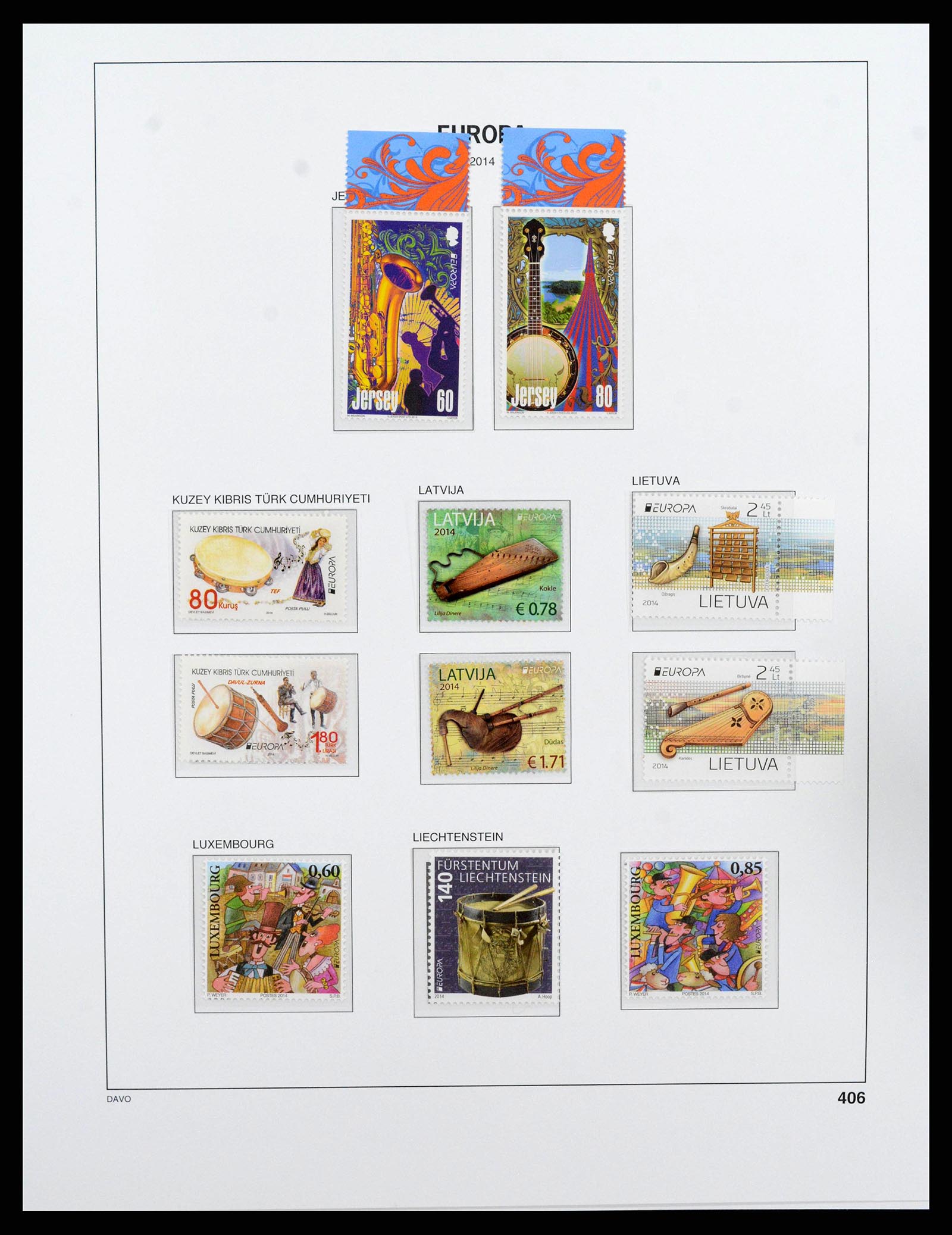 38260 0739 - Postzegelverzameling 38260 Europa CEPT 1949-2015!