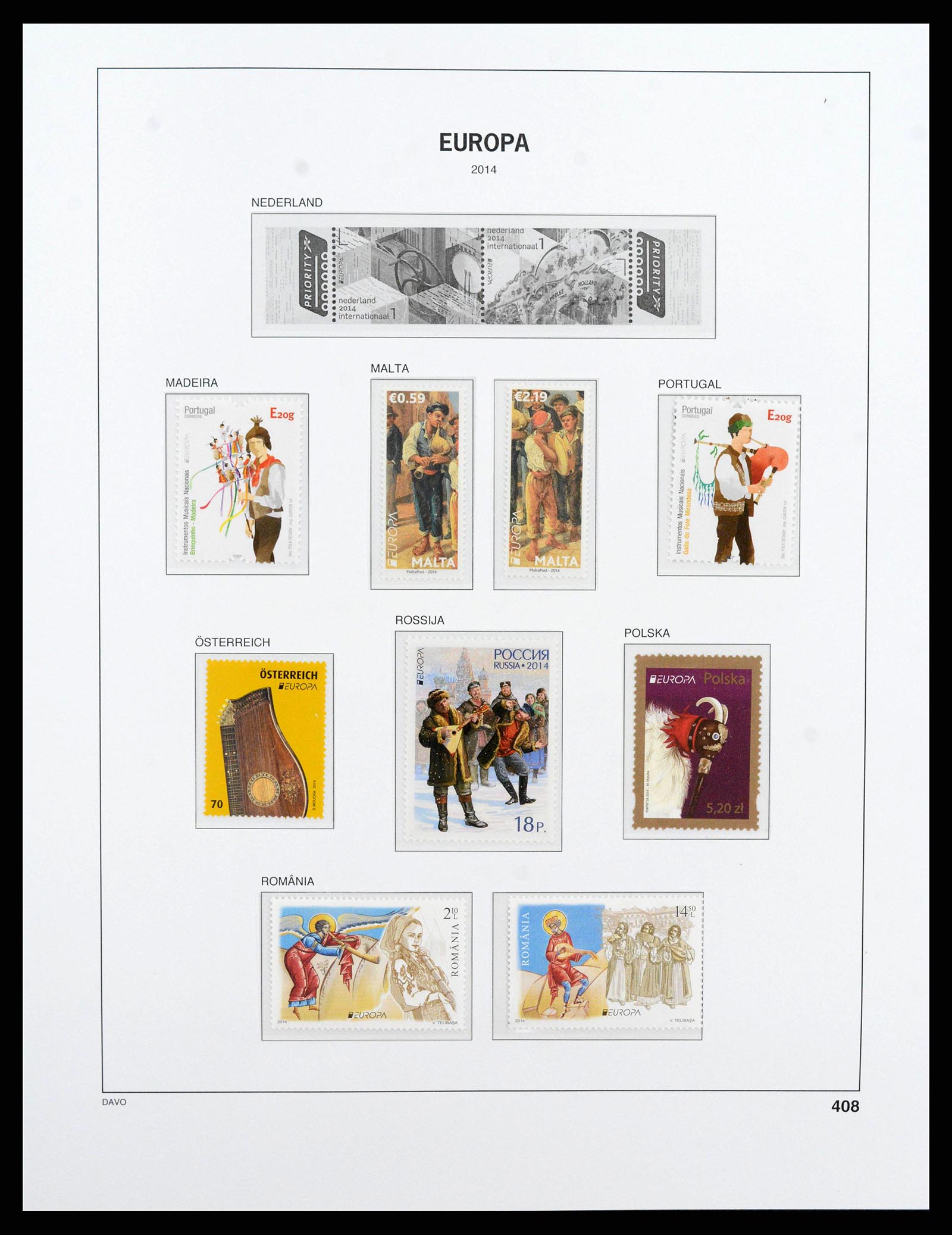 38260 0741 - Postzegelverzameling 38260 Europa CEPT 1949-2015!