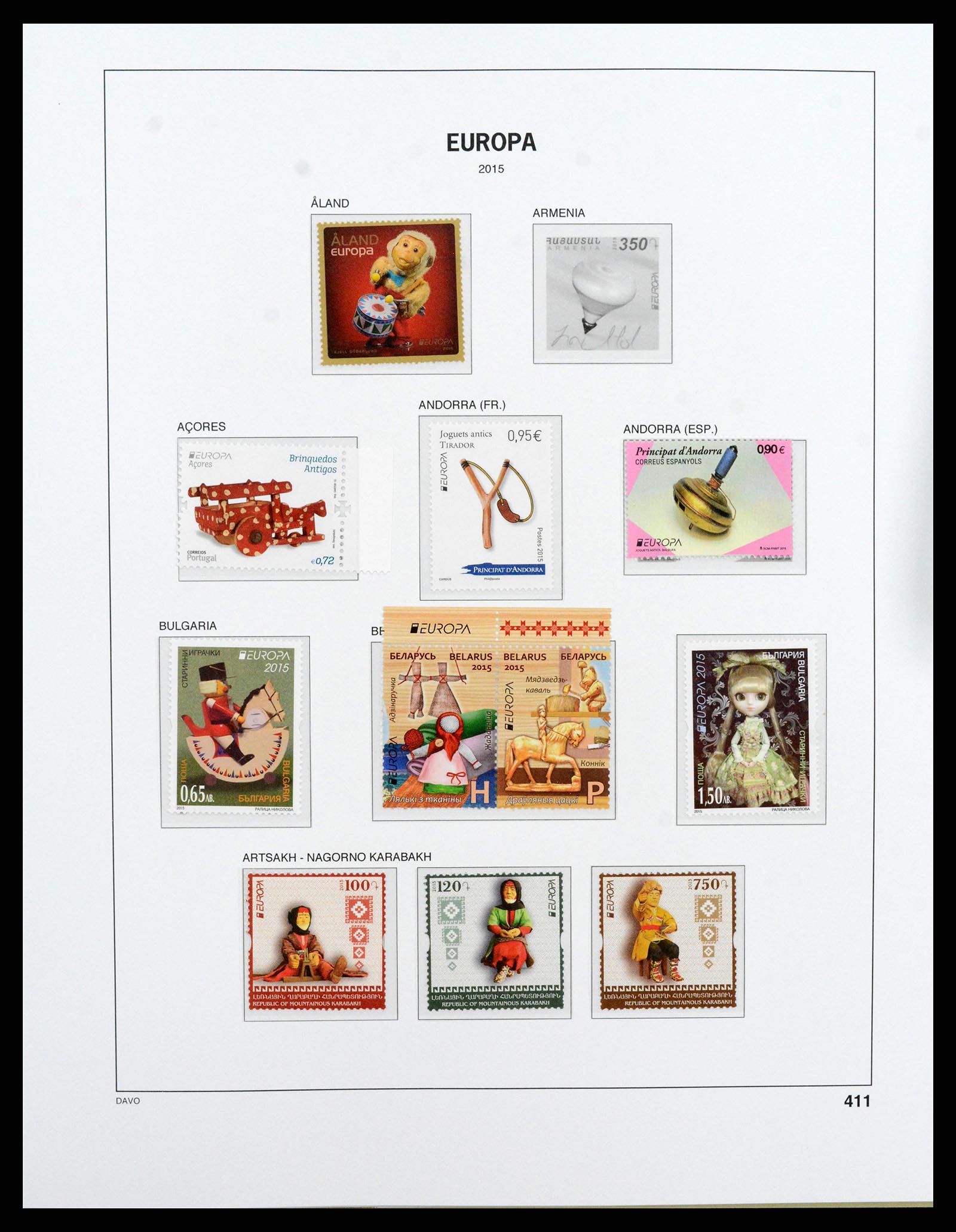 38260 0751 - Postzegelverzameling 38260 Europa CEPT 1949-2015!
