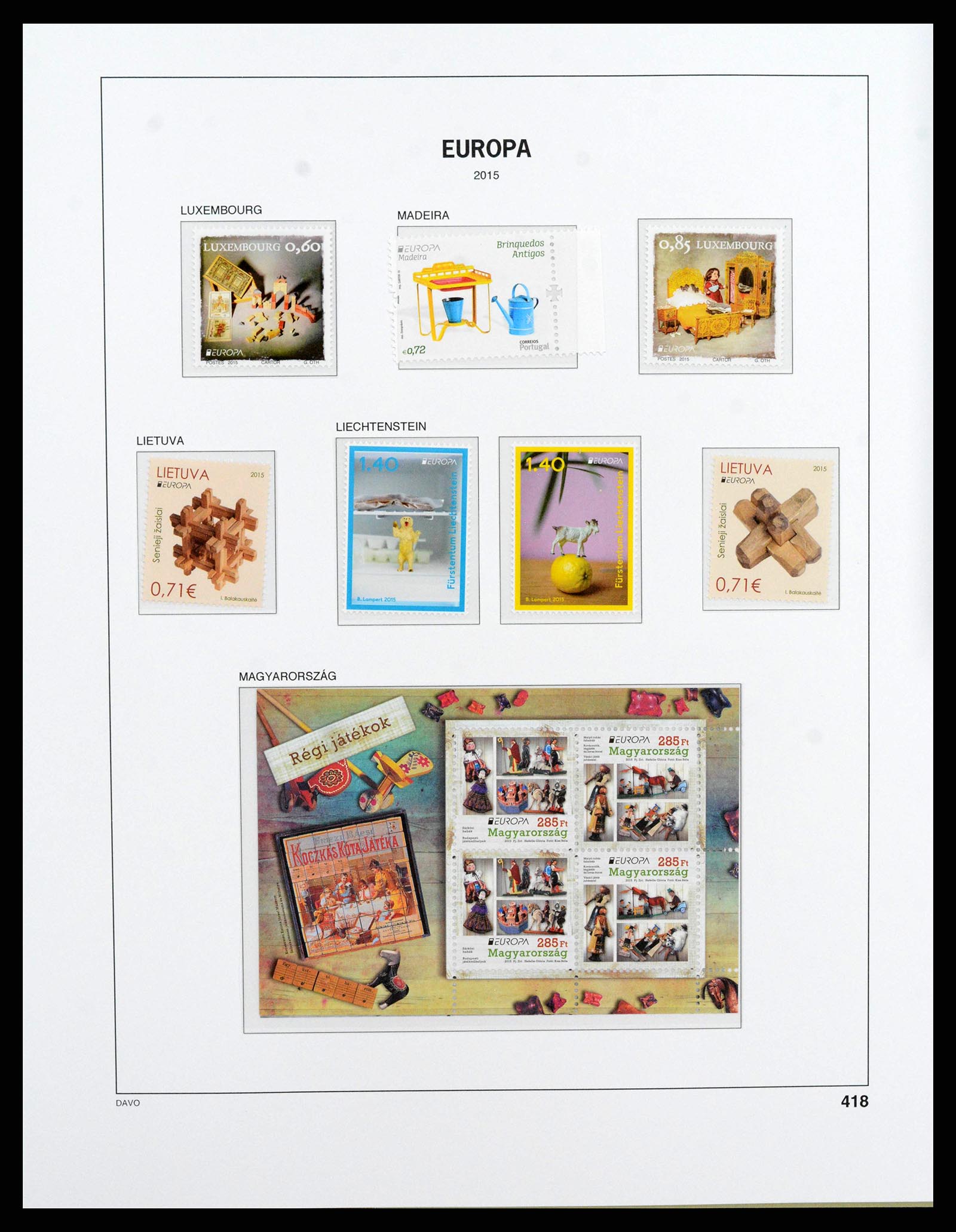 38260 0758 - Postzegelverzameling 38260 Europa CEPT 1949-2015!