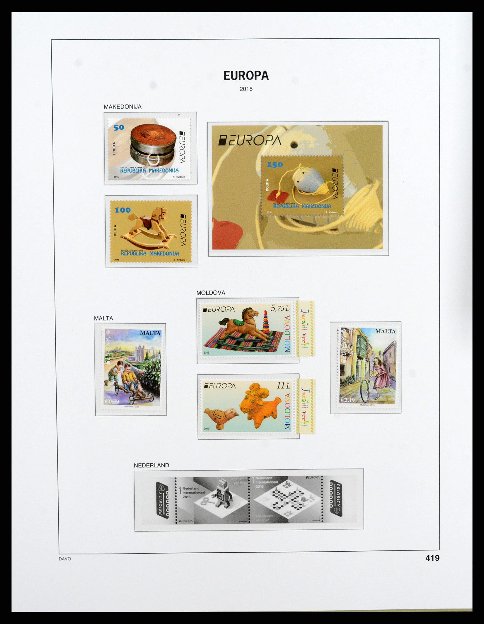 38260 0759 - Postzegelverzameling 38260 Europa CEPT 1949-2015!